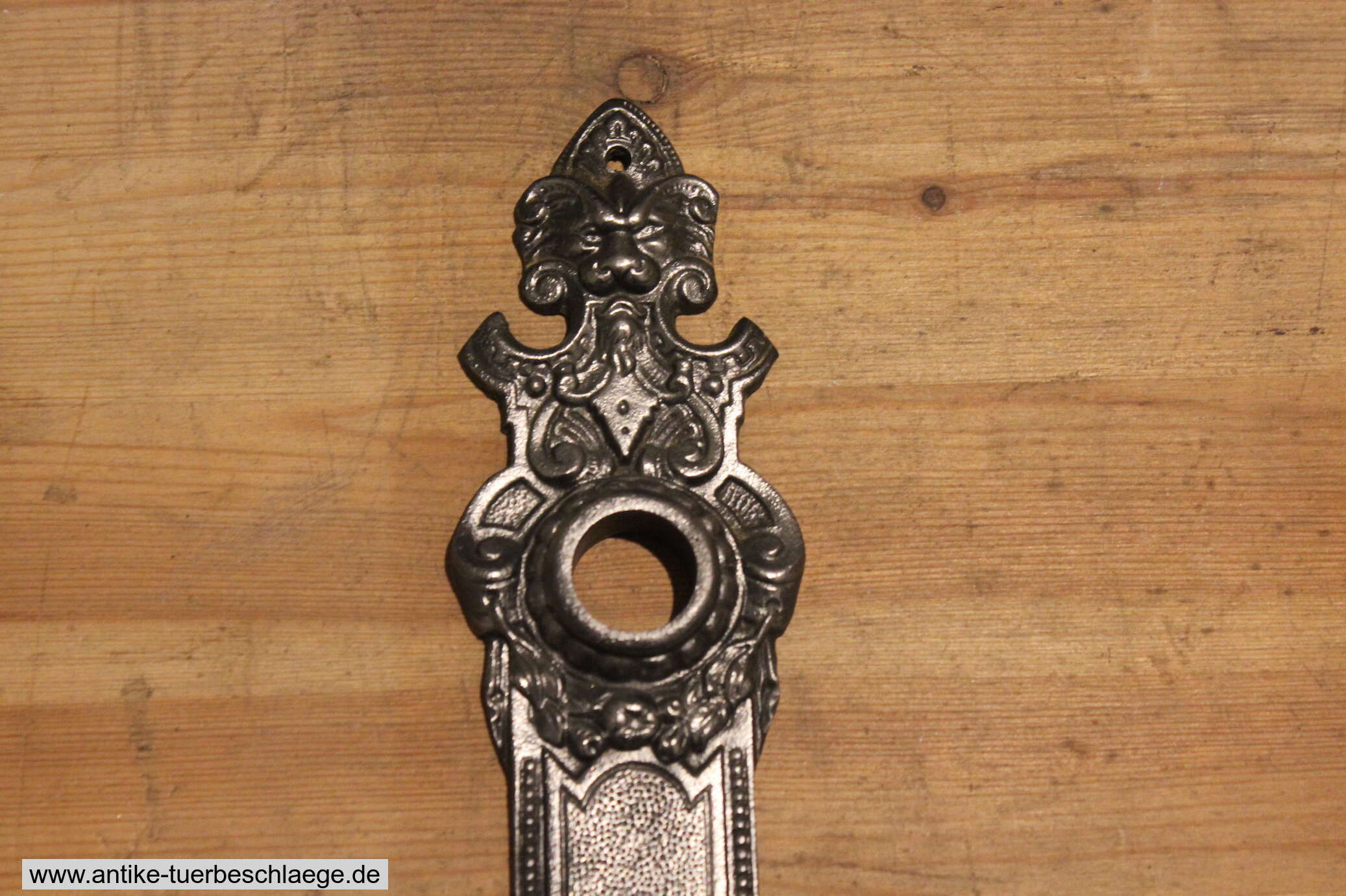 Antike Türklinke  Gründerzeit Löwenkopf #3 – Ansicht 2
