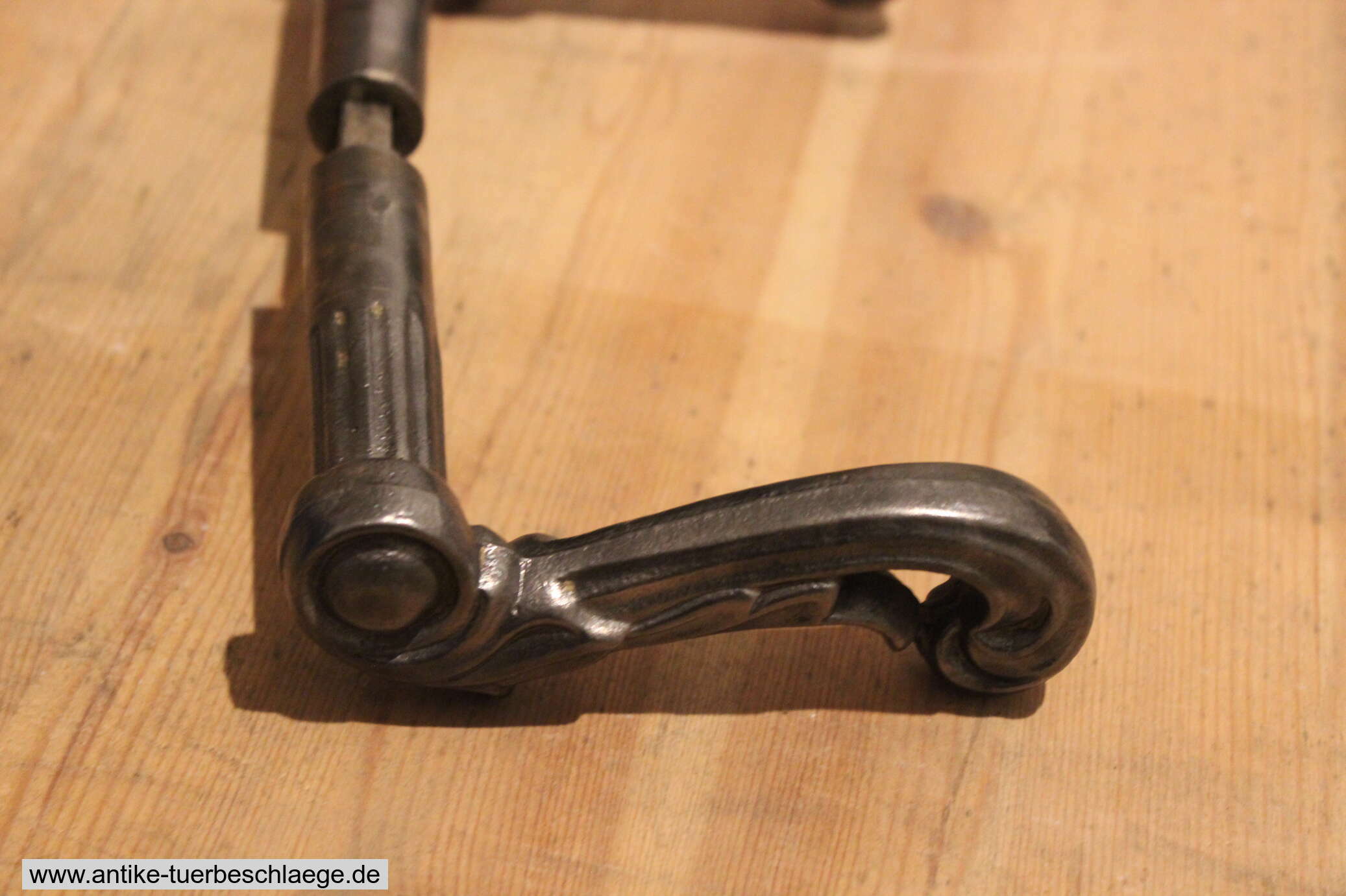 Antike Türklinke  Gründerzeit Löwenkopf #4 – Ansicht 5