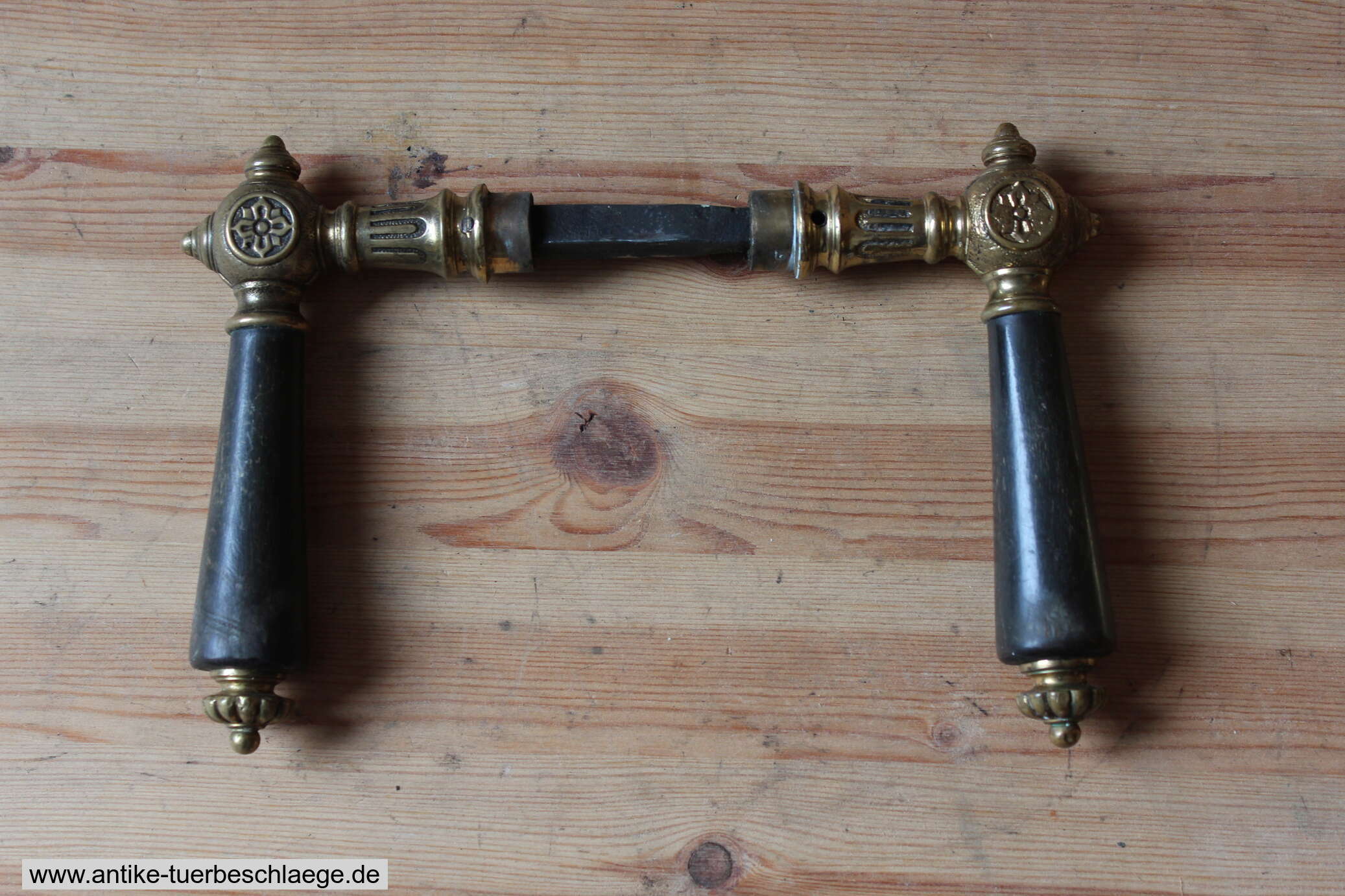 Historische Türklinke Gründerzeit Messing – Ansicht 4