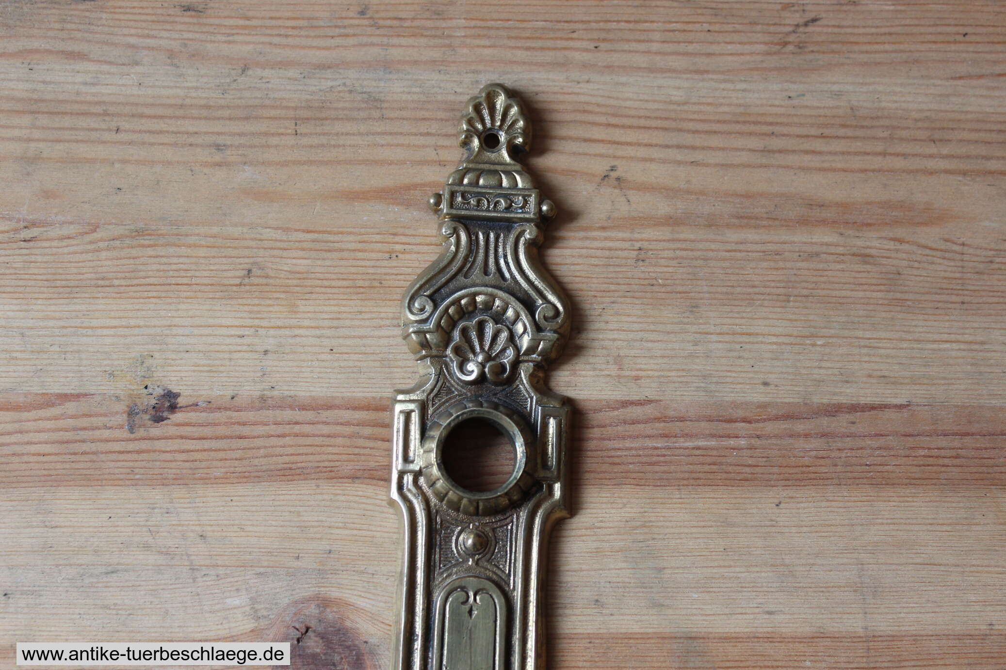 Historische Türklinke Gründerzeit Messing – Ansicht 2