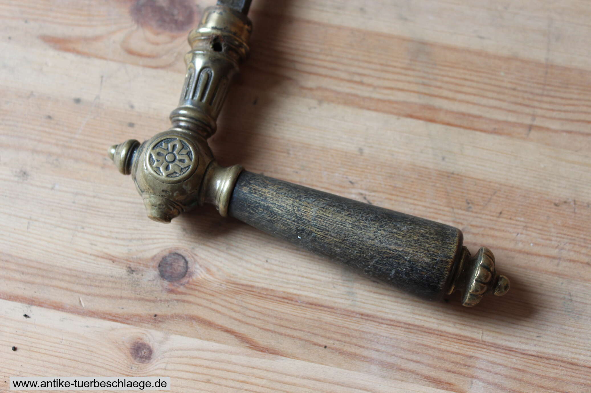 Historische Türklinke Gründerzeit Messing – Ansicht 5