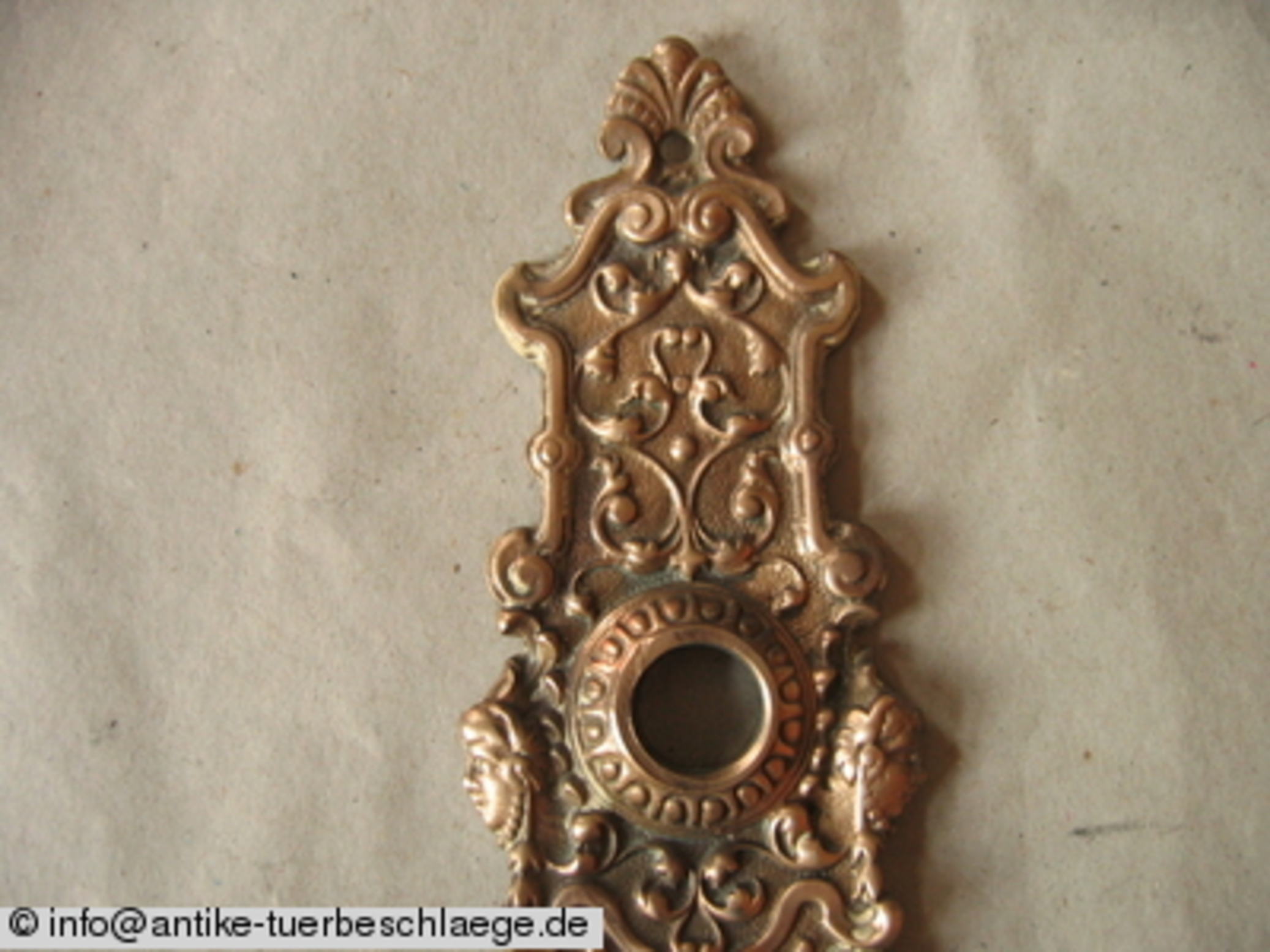 Antike Türdrückergarnitur Gründerzeit (1880) – Ansicht 2