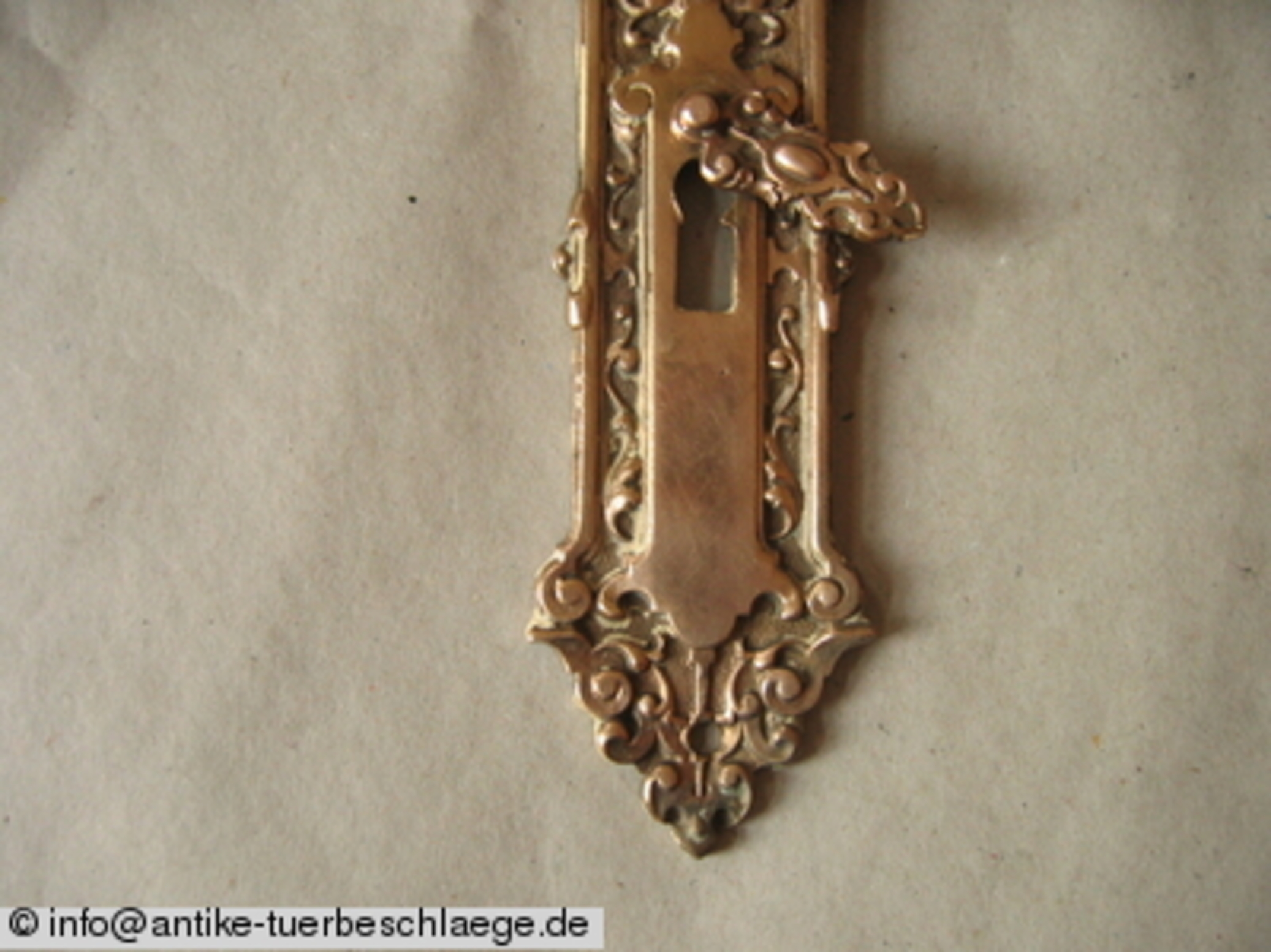 Antike Türdrückergarnitur Gründerzeit (1880) – Ansicht 3