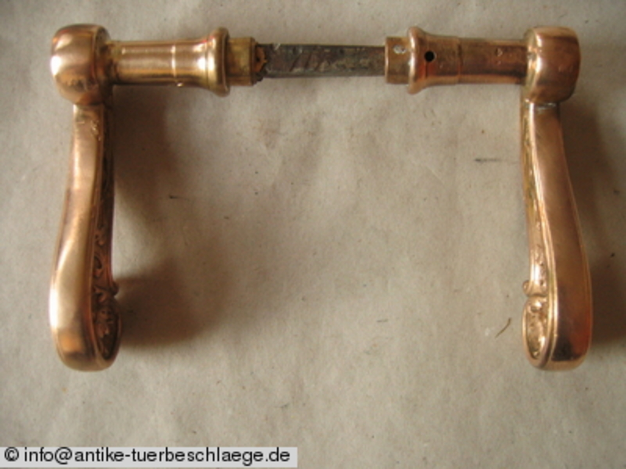 Antike Türdrückergarnitur Gründerzeit (1880) – Ansicht 4