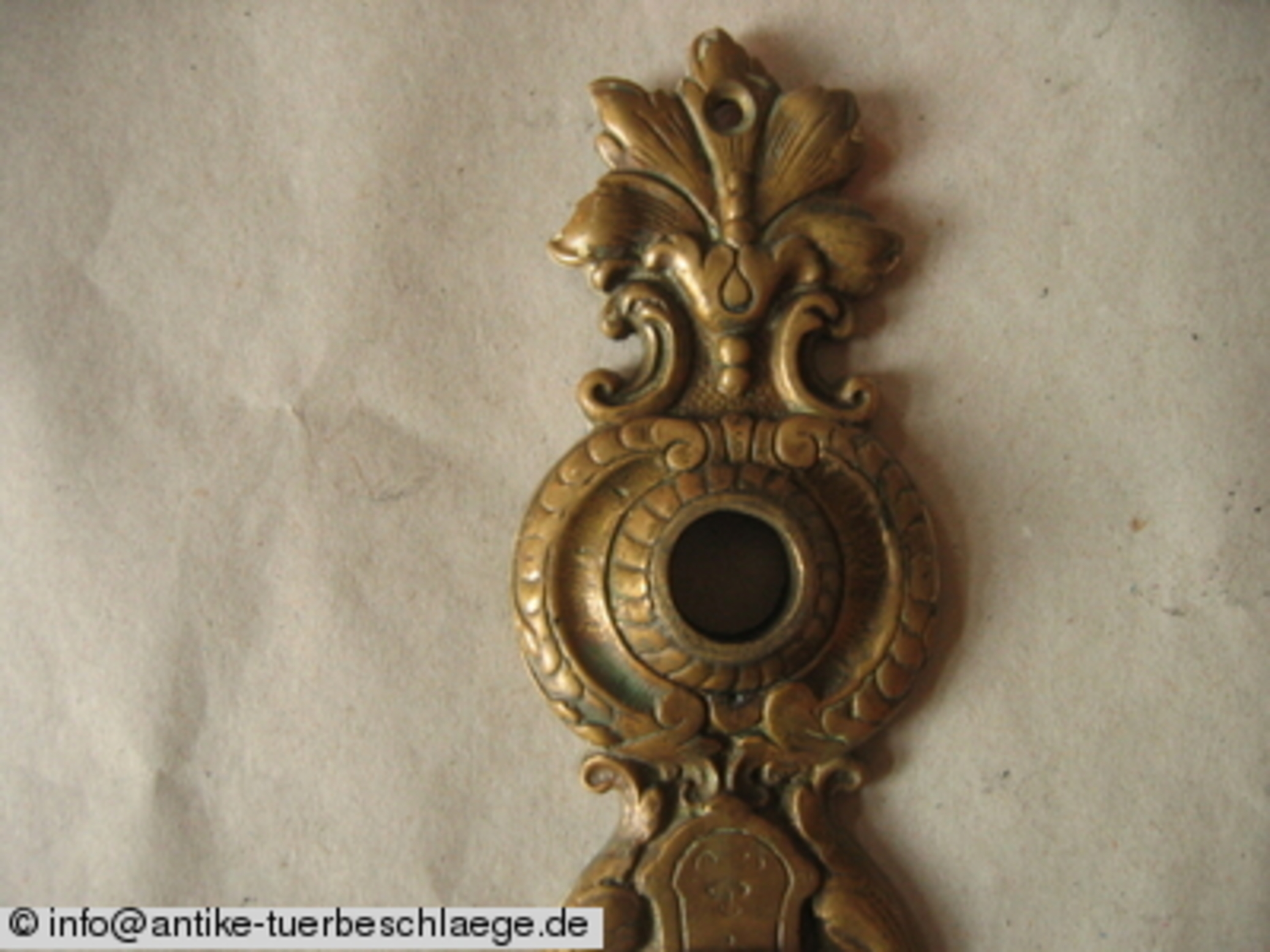 Antike Türdrückergarnitur Barock – Ansicht 2