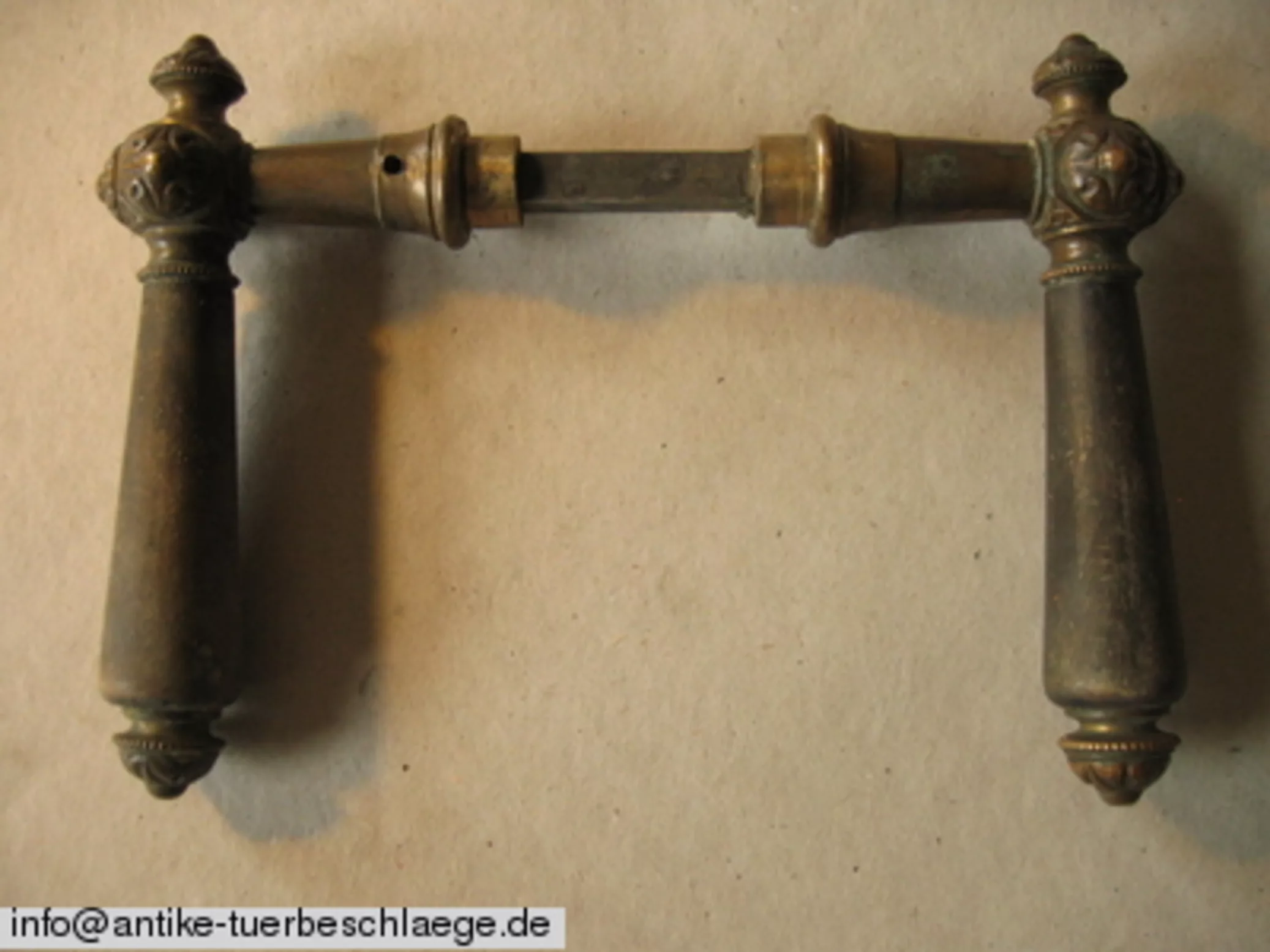 Historische Drückergarnitur (Gründerzeit / Jugendstil) – Ansicht 4