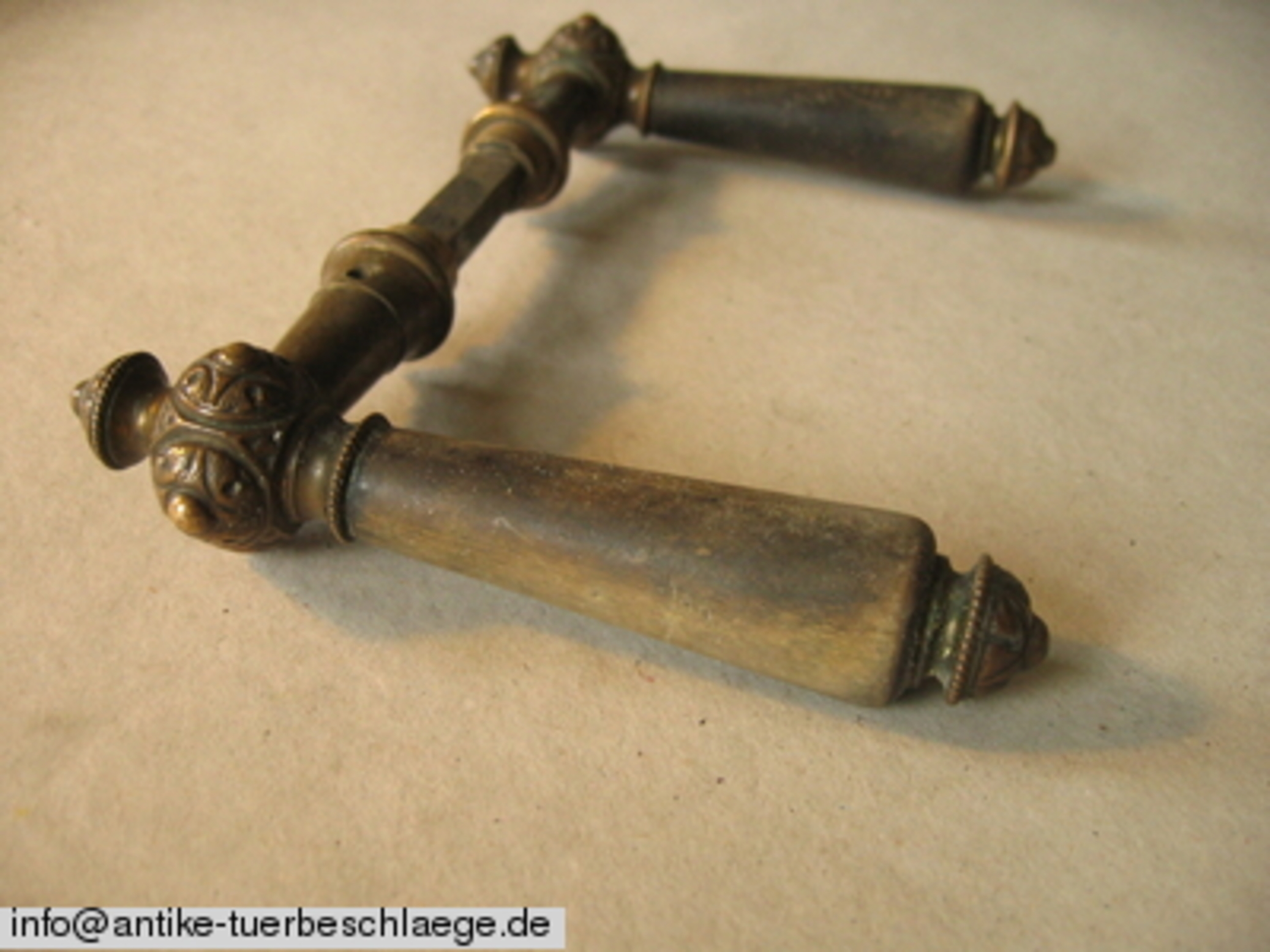 Historische Drückergarnitur (Gründerzeit / Jugendstil) – Ansicht 5