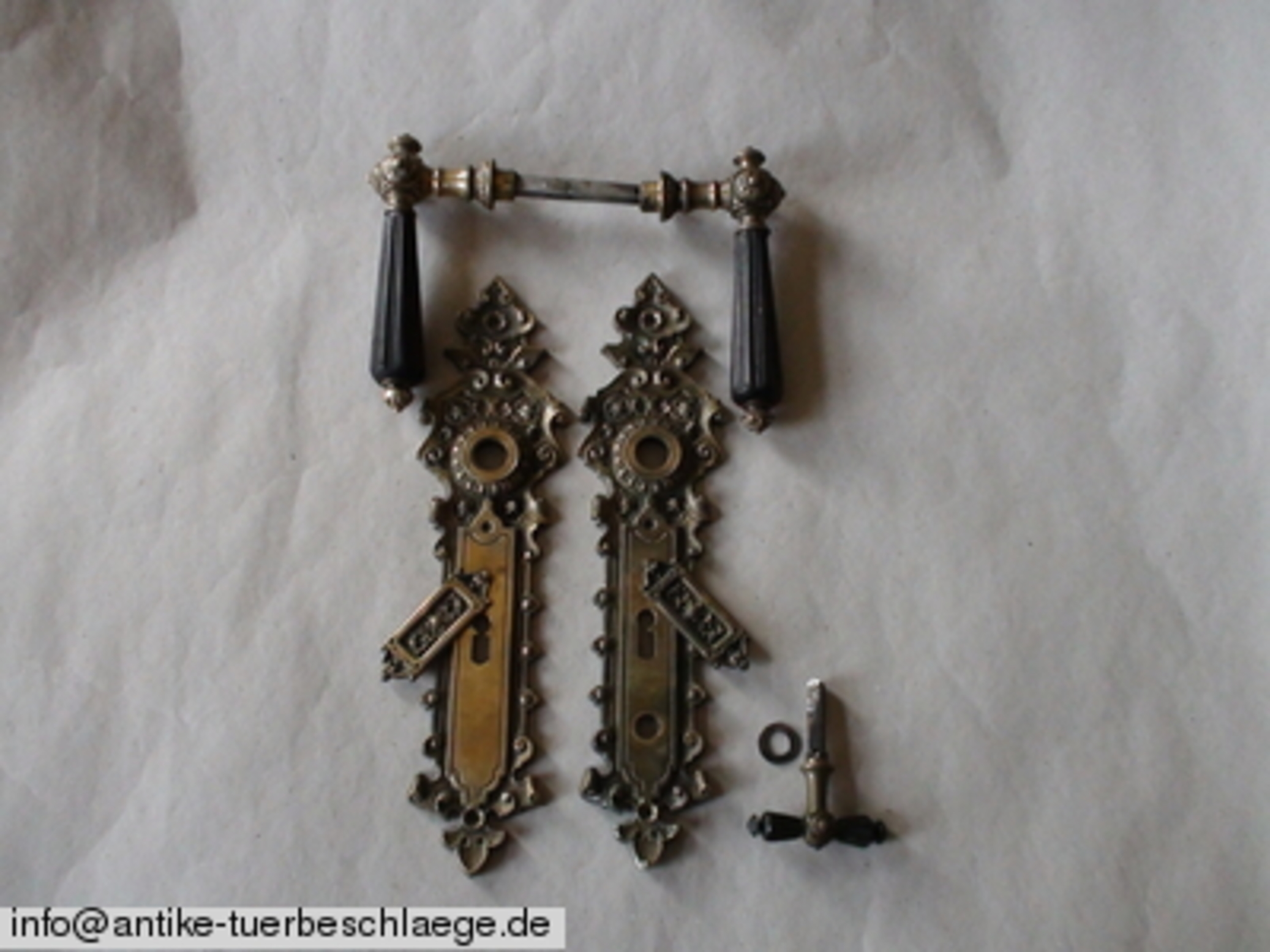 antike Türklinke (Gründerzeit ca. 1890) – Ansicht 1