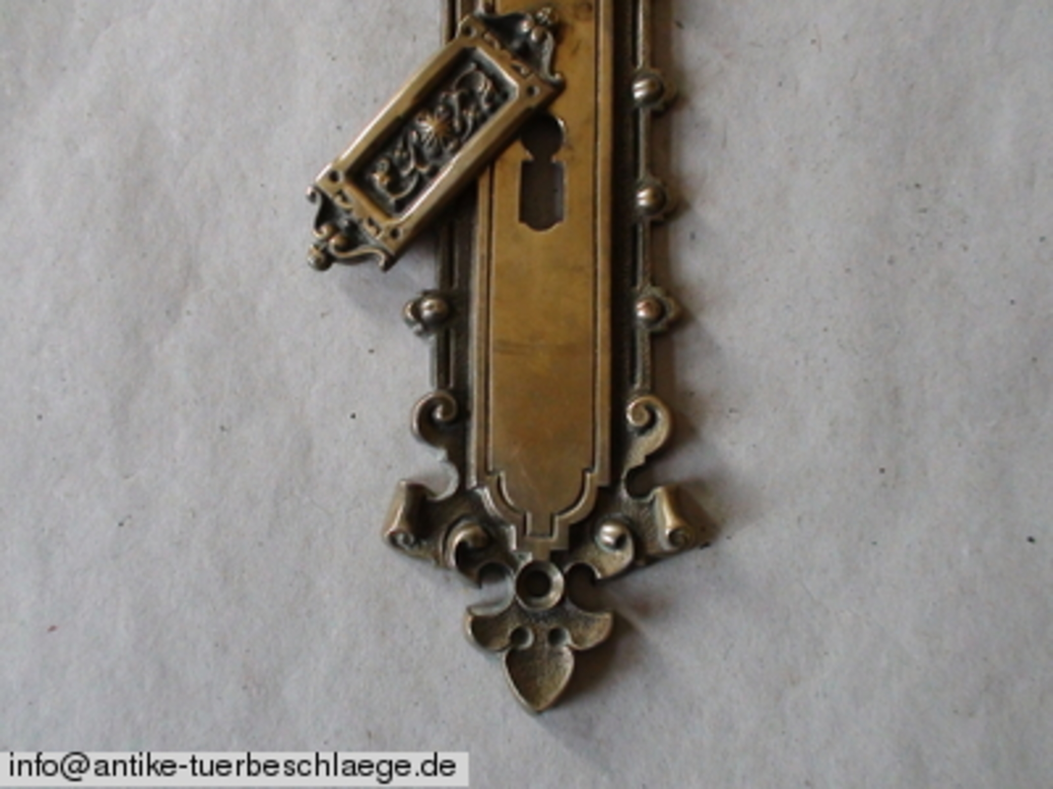 antike Türklinke (Gründerzeit ca. 1890) – Ansicht 3