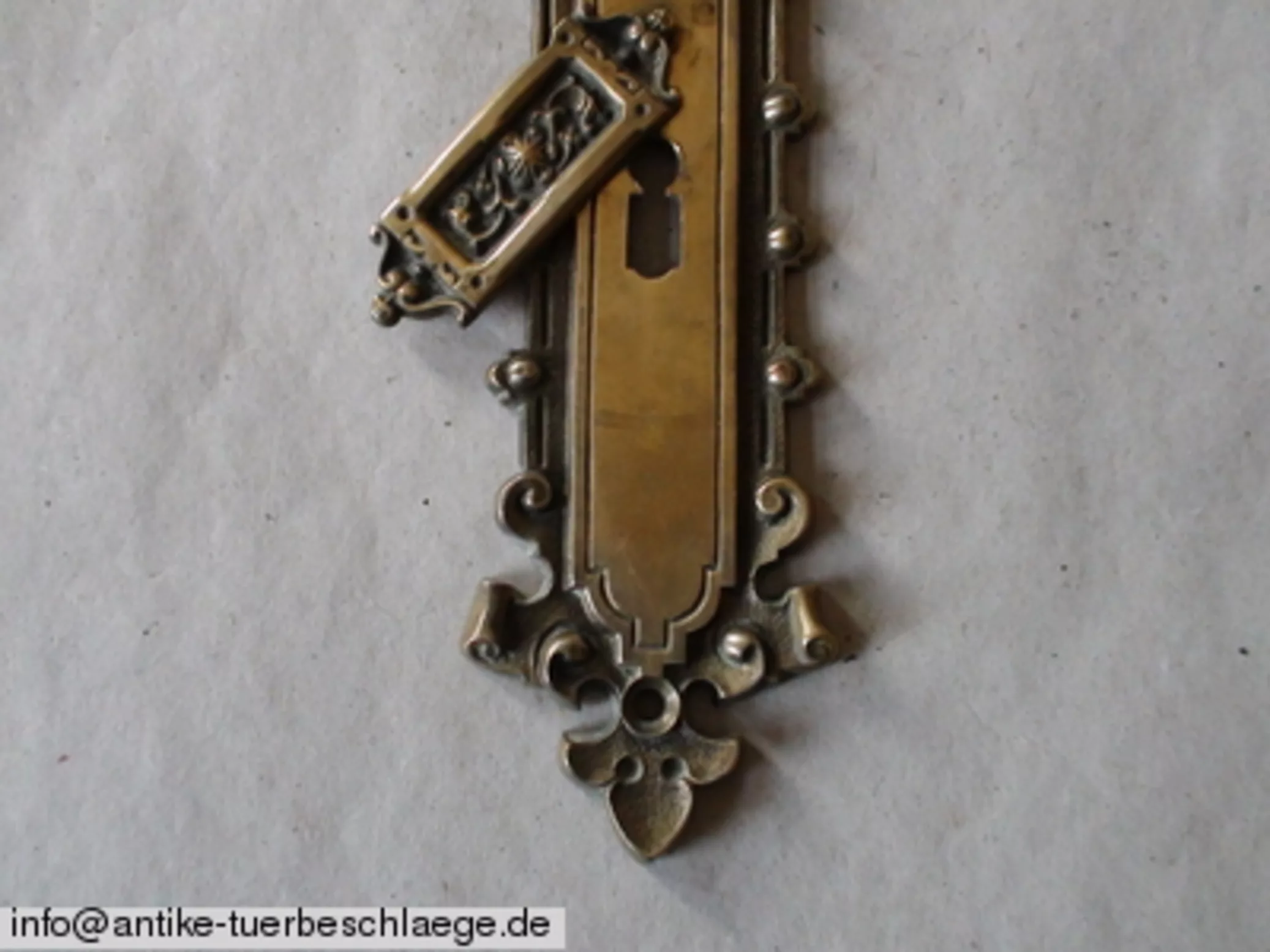 antike Türklinke (Gründerzeit ca. 1890) – Ansicht 3