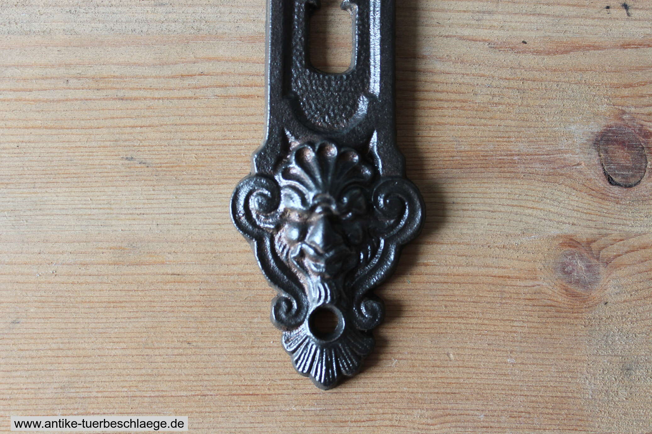 Antike Türdrückergarnitur Engelskopf 72mm Lochabstand! ~1980 #5 – Ansicht 3