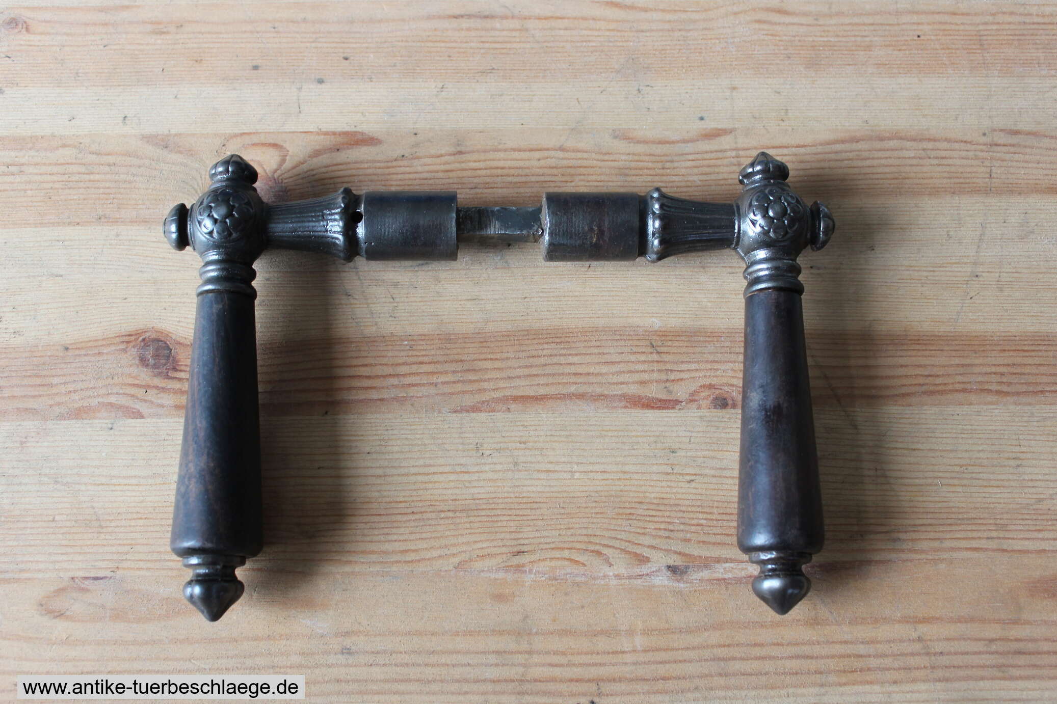 Antike Türdrückergarnitur Engelskopf 72mm Lochabstand! ~1980 #5 – Ansicht 4