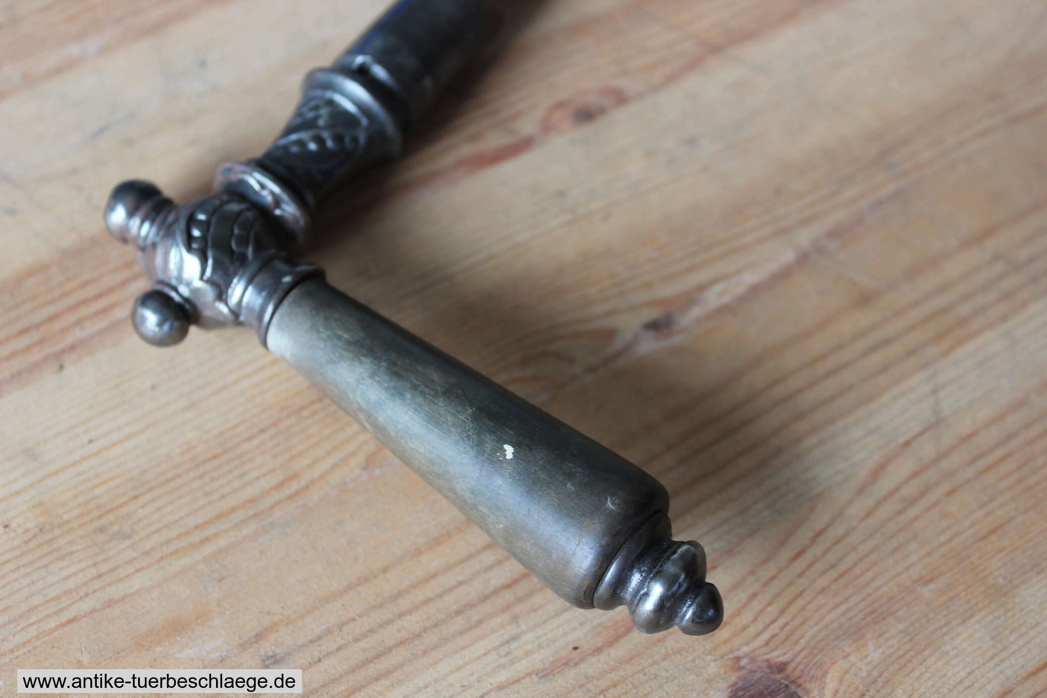 Antike Türdrückergarnitur Himmel&Hölle (Engels- und Teufekskopf) #1 – Ansicht 5