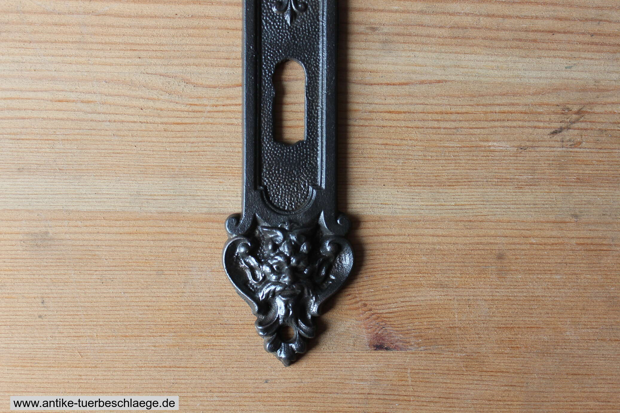 Antike Türdrückergarnitur Himmel&Hölle (Engels- und Teufekskopf) #4 – Ansicht 3