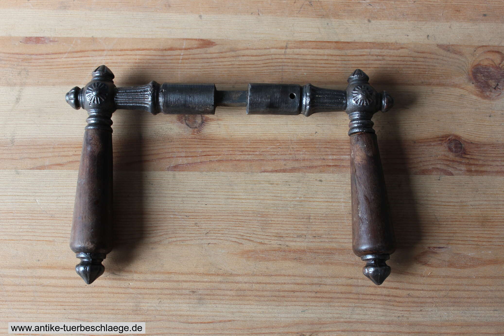 Antike Türdrückergarnitur Himmel&Hölle (Engels- und Teufekskopf) #4 – Ansicht 4