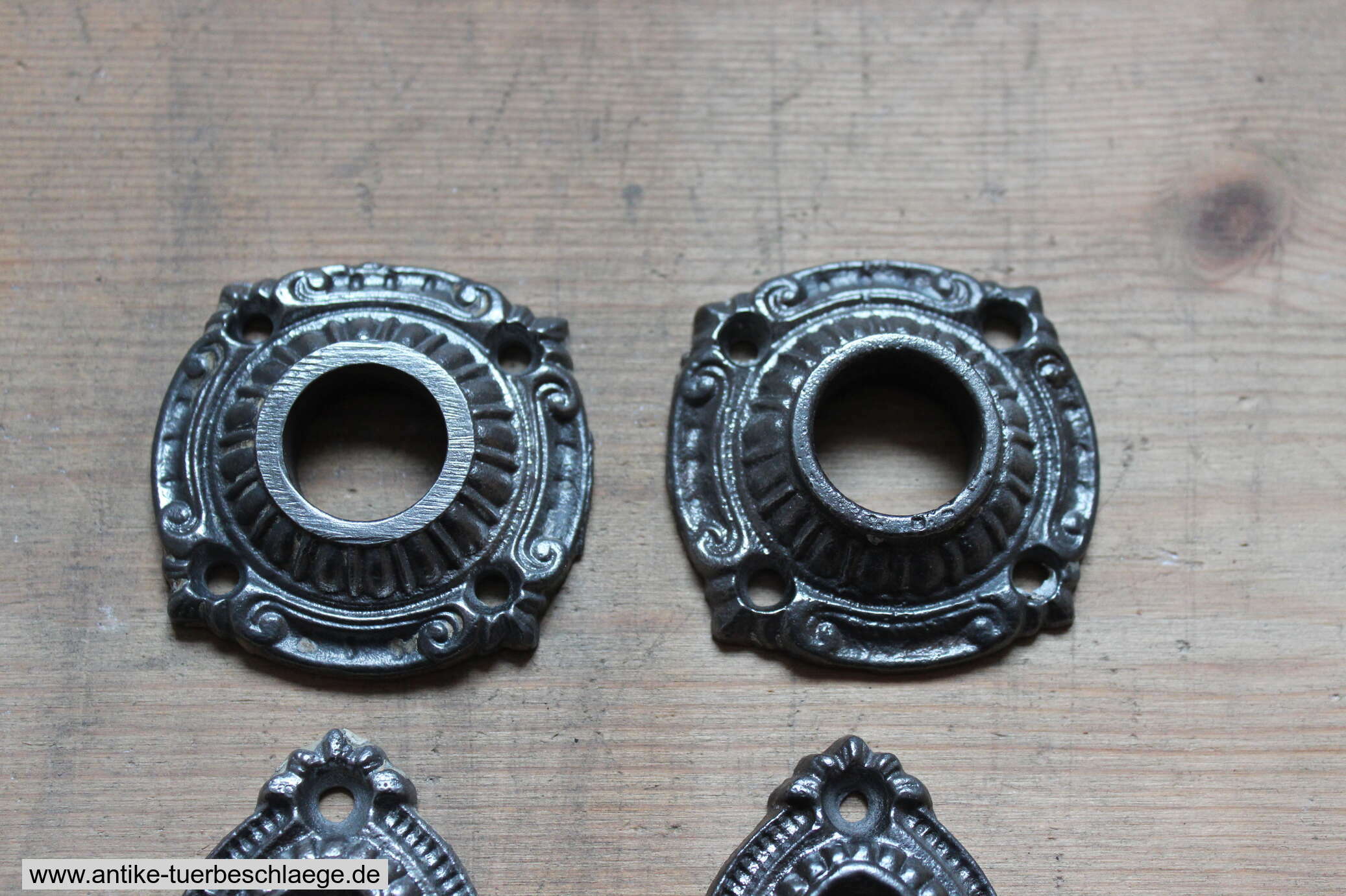 Antike Türklinke  Gründerzeit Rosetten #2 – Ansicht 2