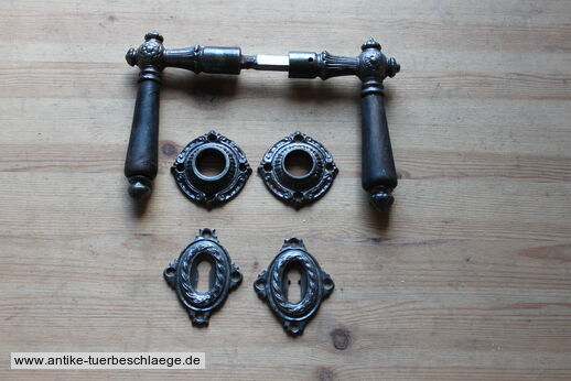 Türdrücker Gründerzeit Gusseisen Rosetten