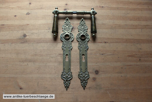 Türdrücker Messing Gründerzeit um 1880