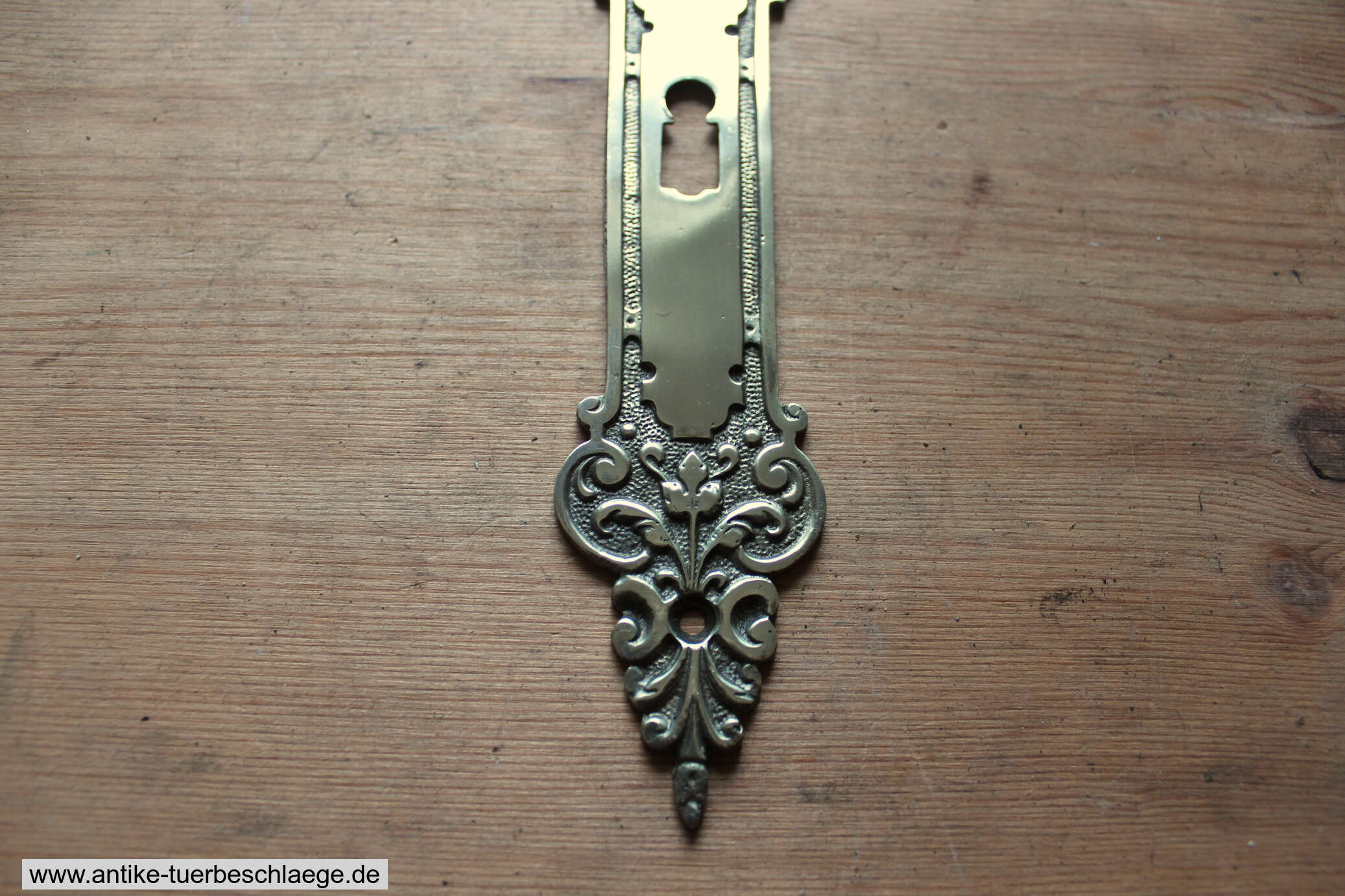 Türdrücker Messing Gründerzeit um 1880 – Ansicht 4