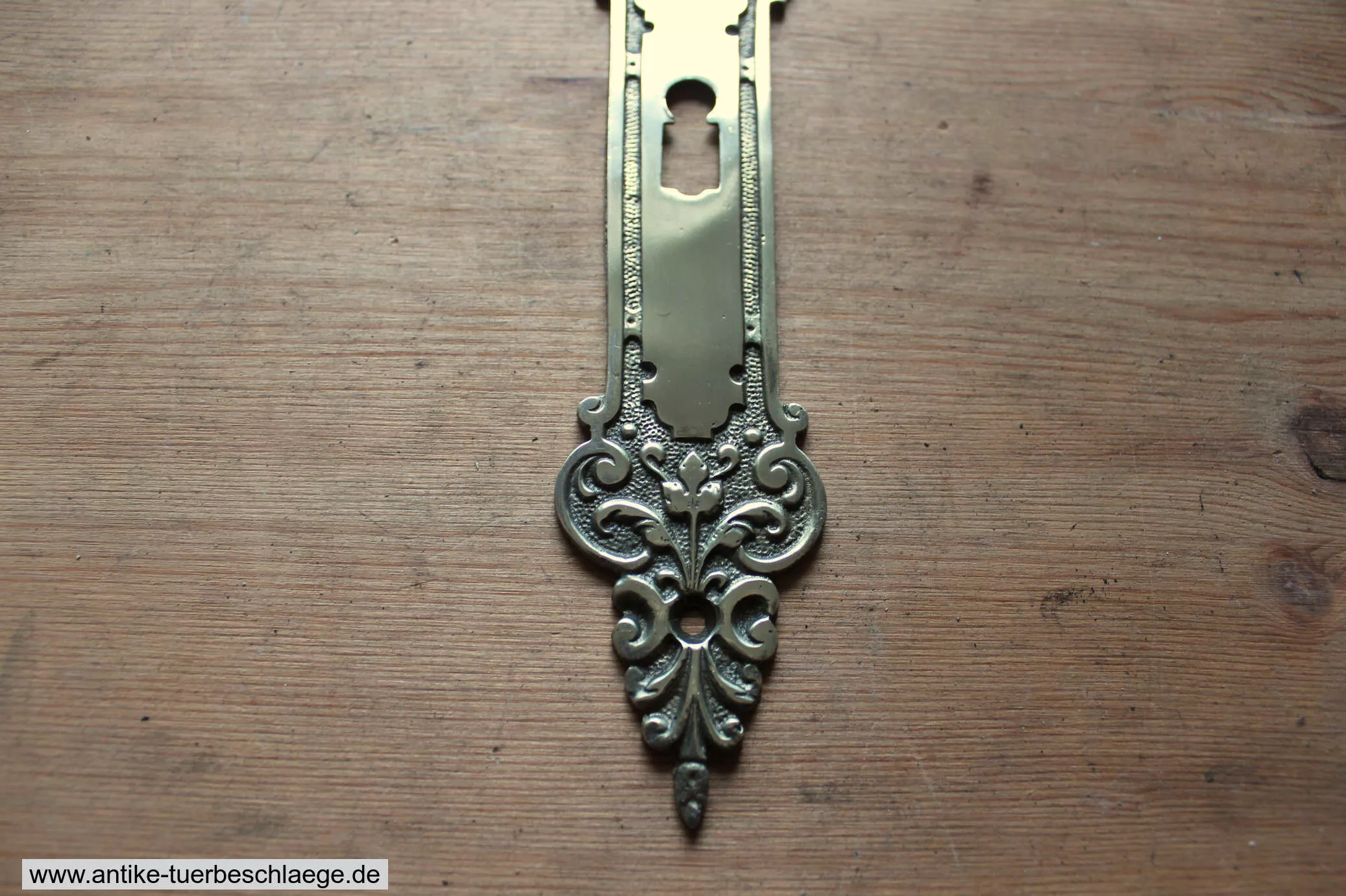 Türdrücker Messing Gründerzeit um 1880 – Ansicht 4
