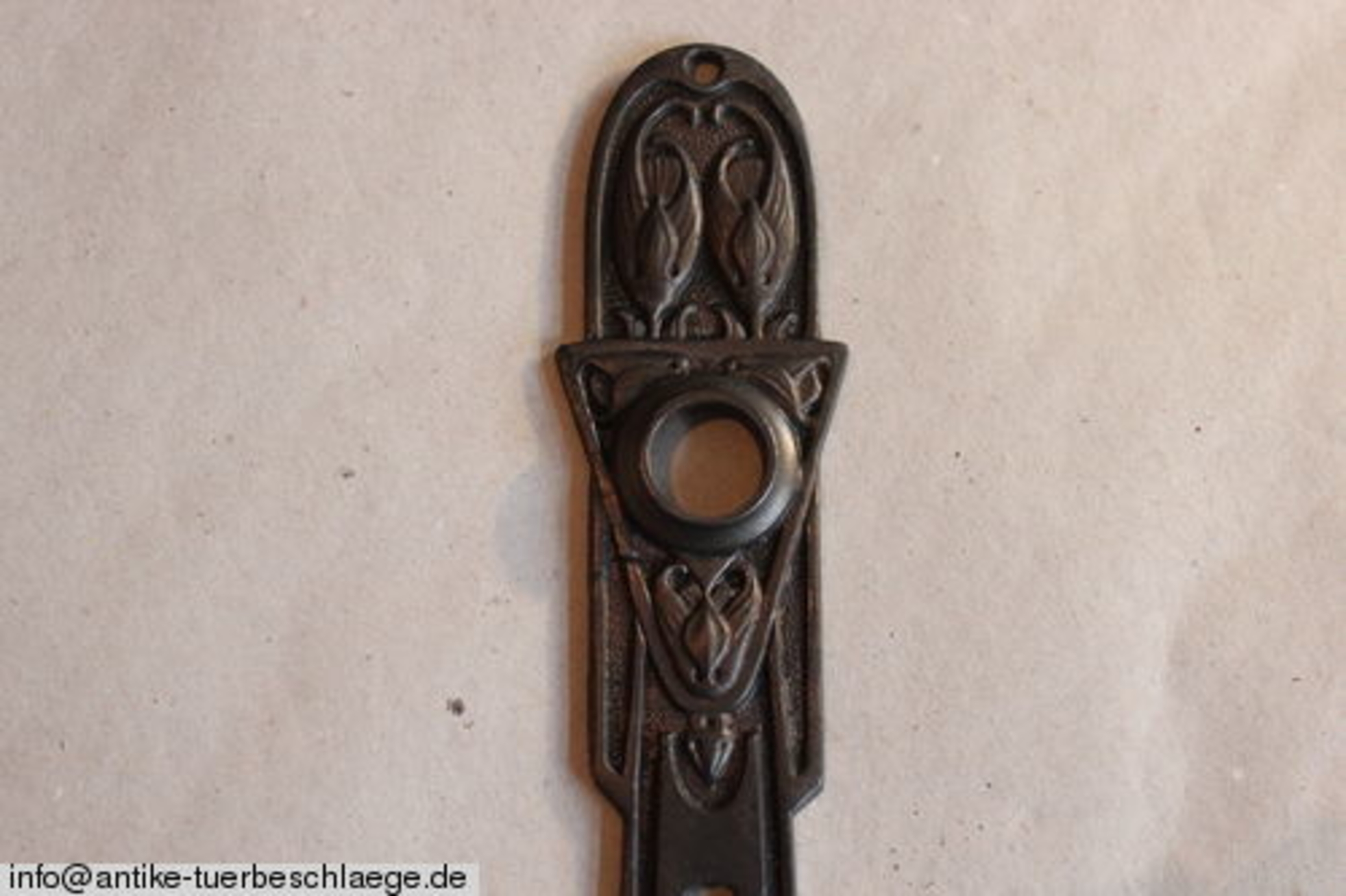 Antiker Jugendtil Türbeschlag ca. 1910 - 1920 – Ansicht 2