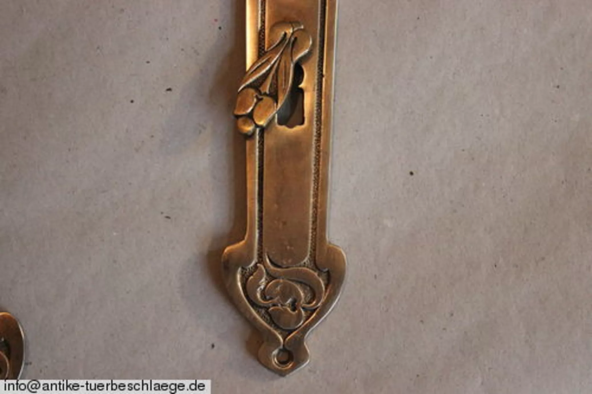 Jugendstil Türbeschlag original antik – Ansicht 3