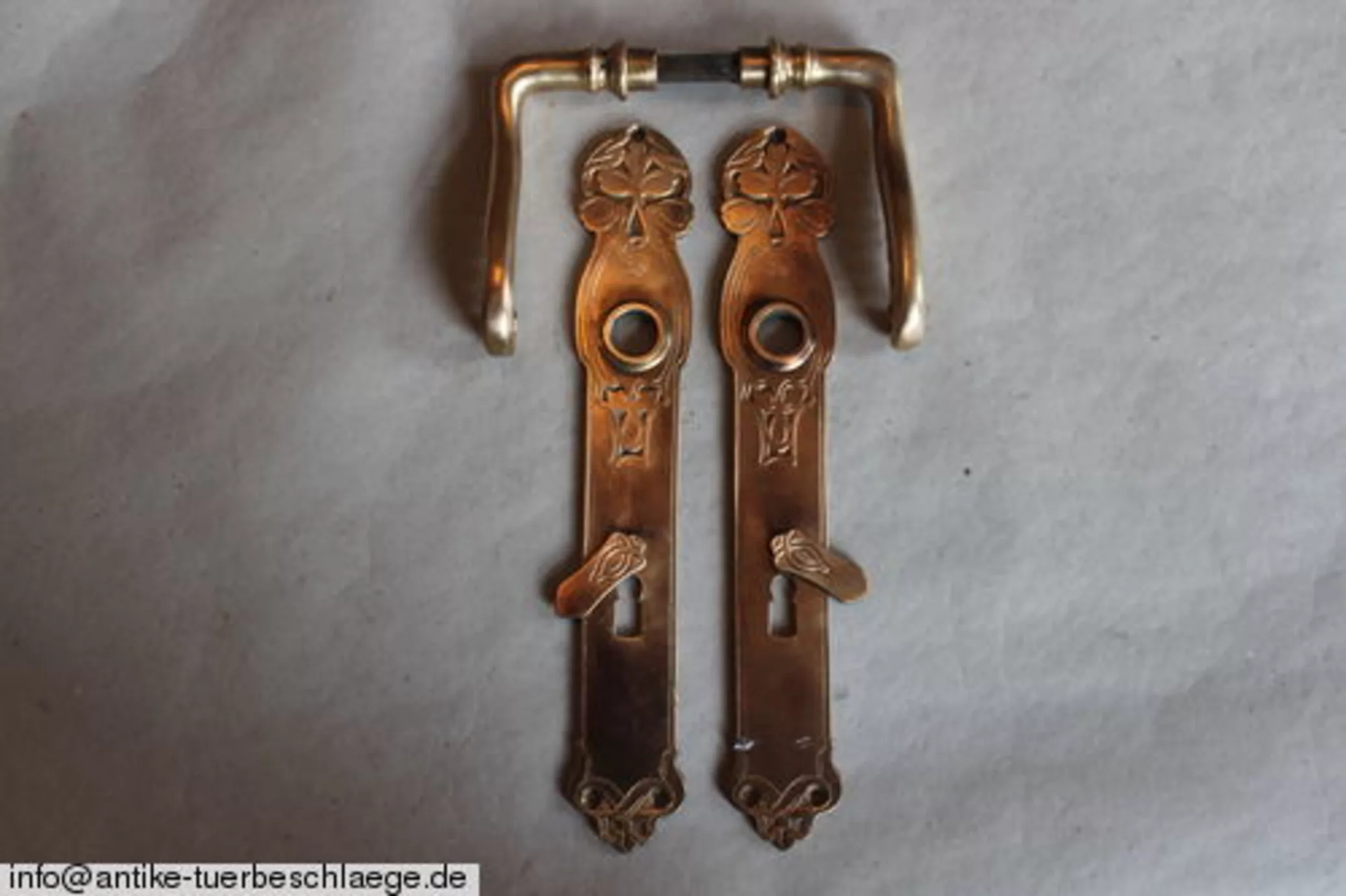 Jugendstil Türbeschlag original antik – Ansicht 1