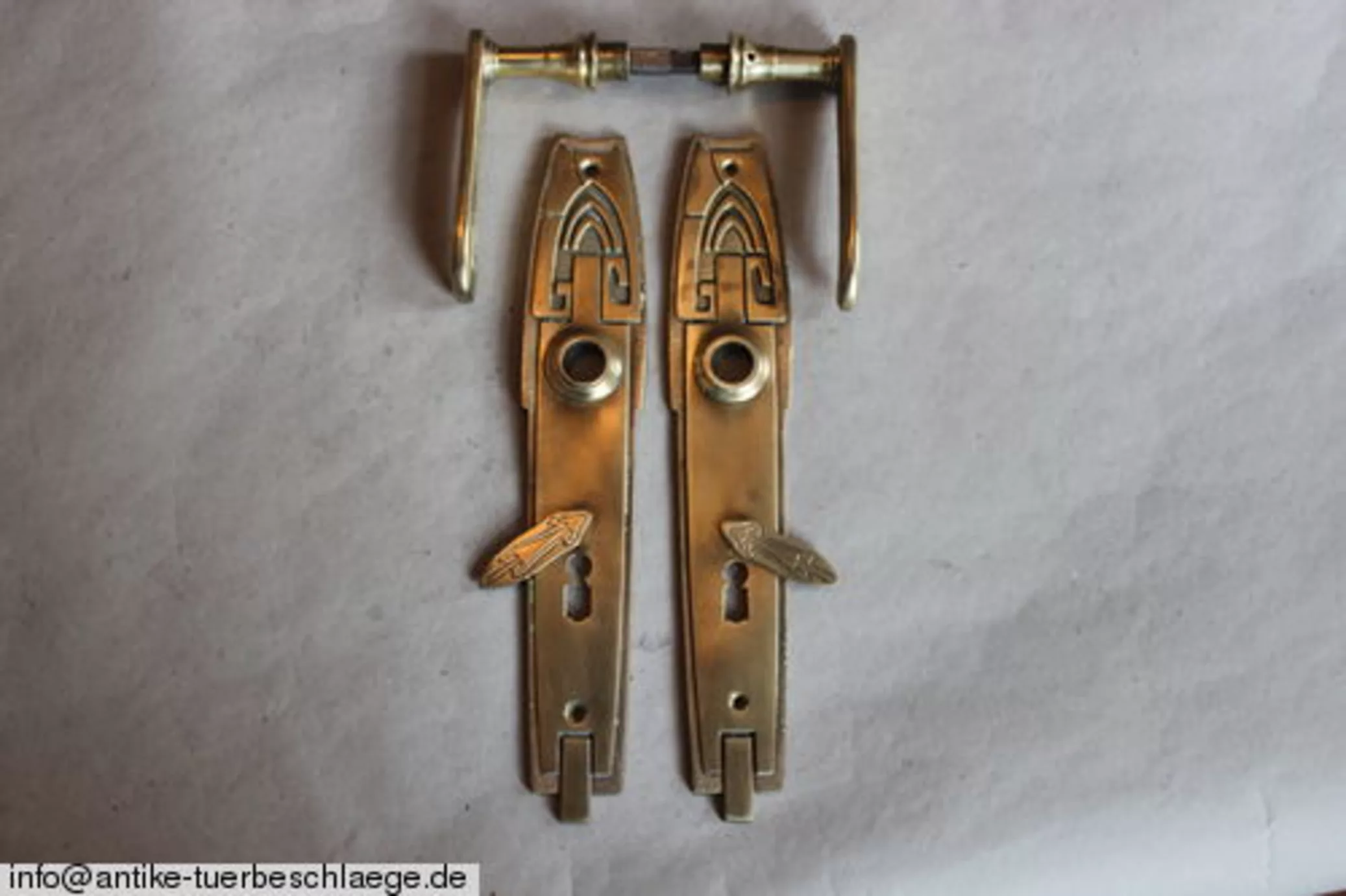 Jugendstil Türbeschlag original antik – Ansicht 1