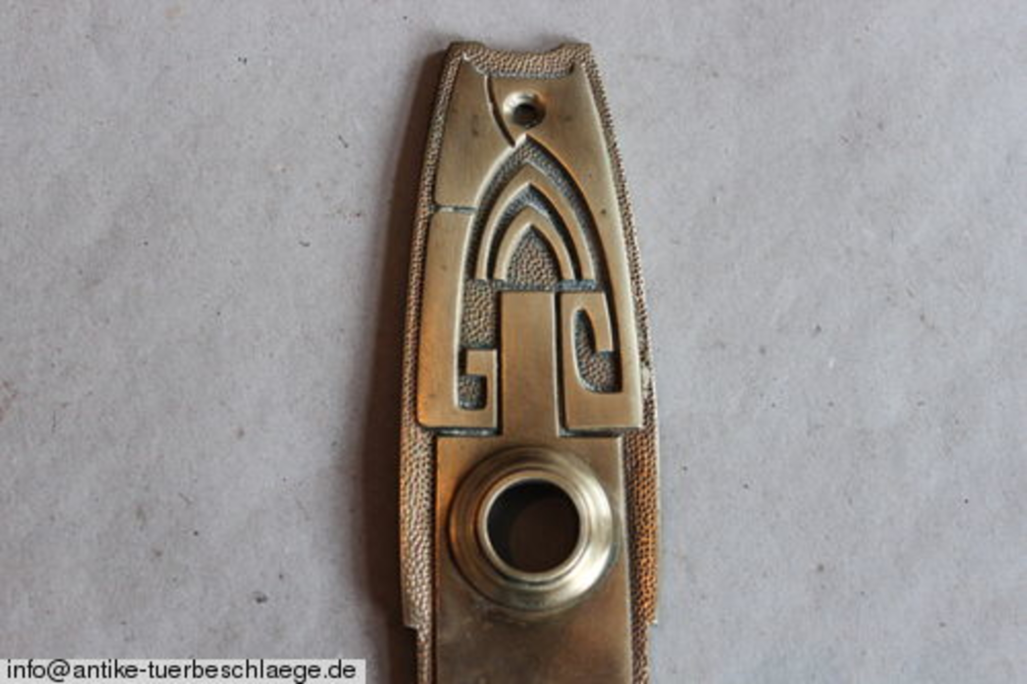 Jugendstil Türbeschlag original antik – Ansicht 2