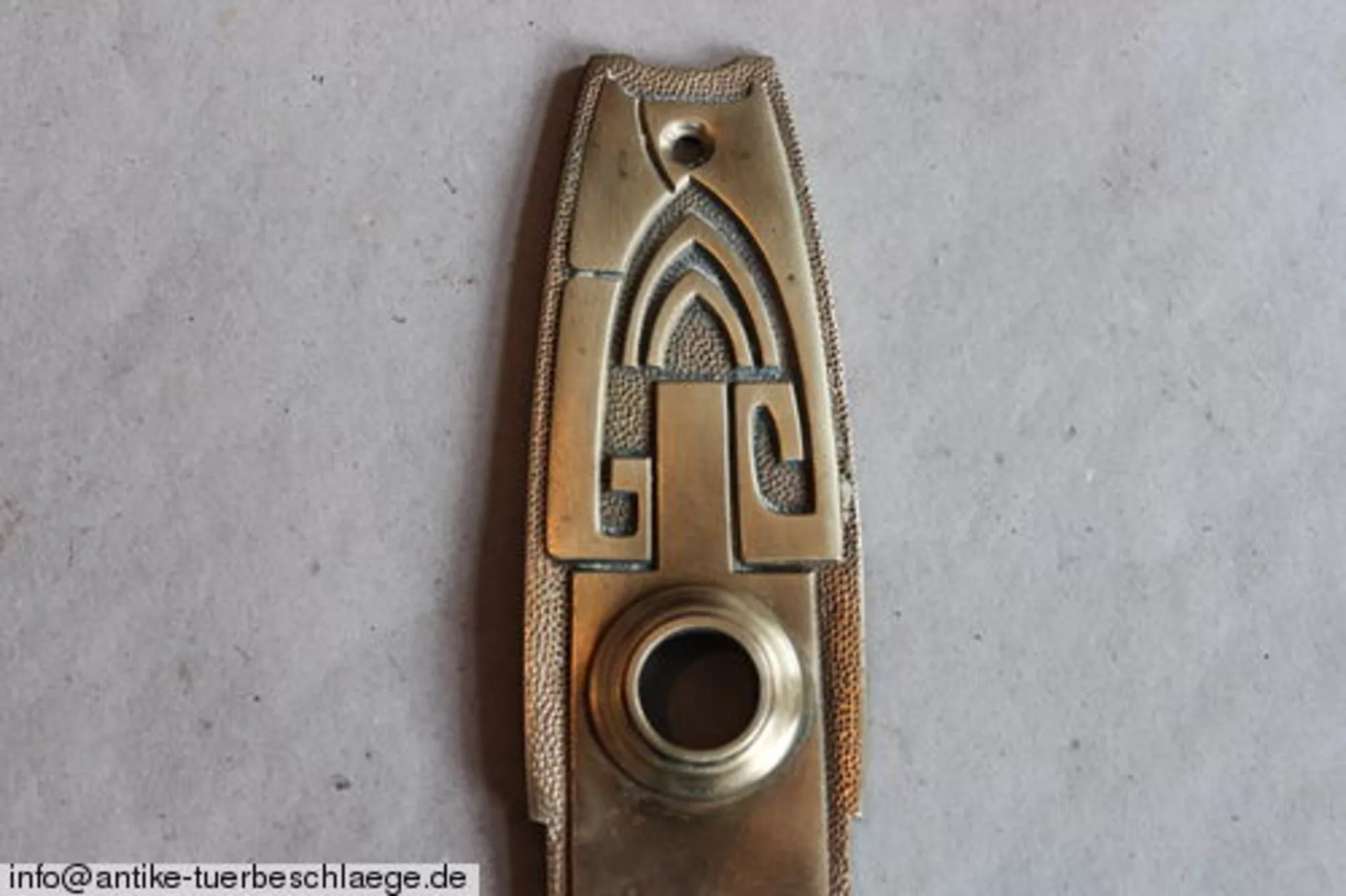 Jugendstil Türbeschlag original antik – Ansicht 2