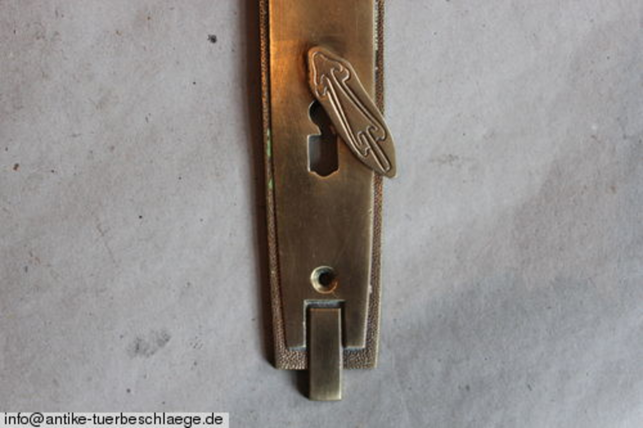 Jugendstil Türbeschlag original antik – Ansicht 3