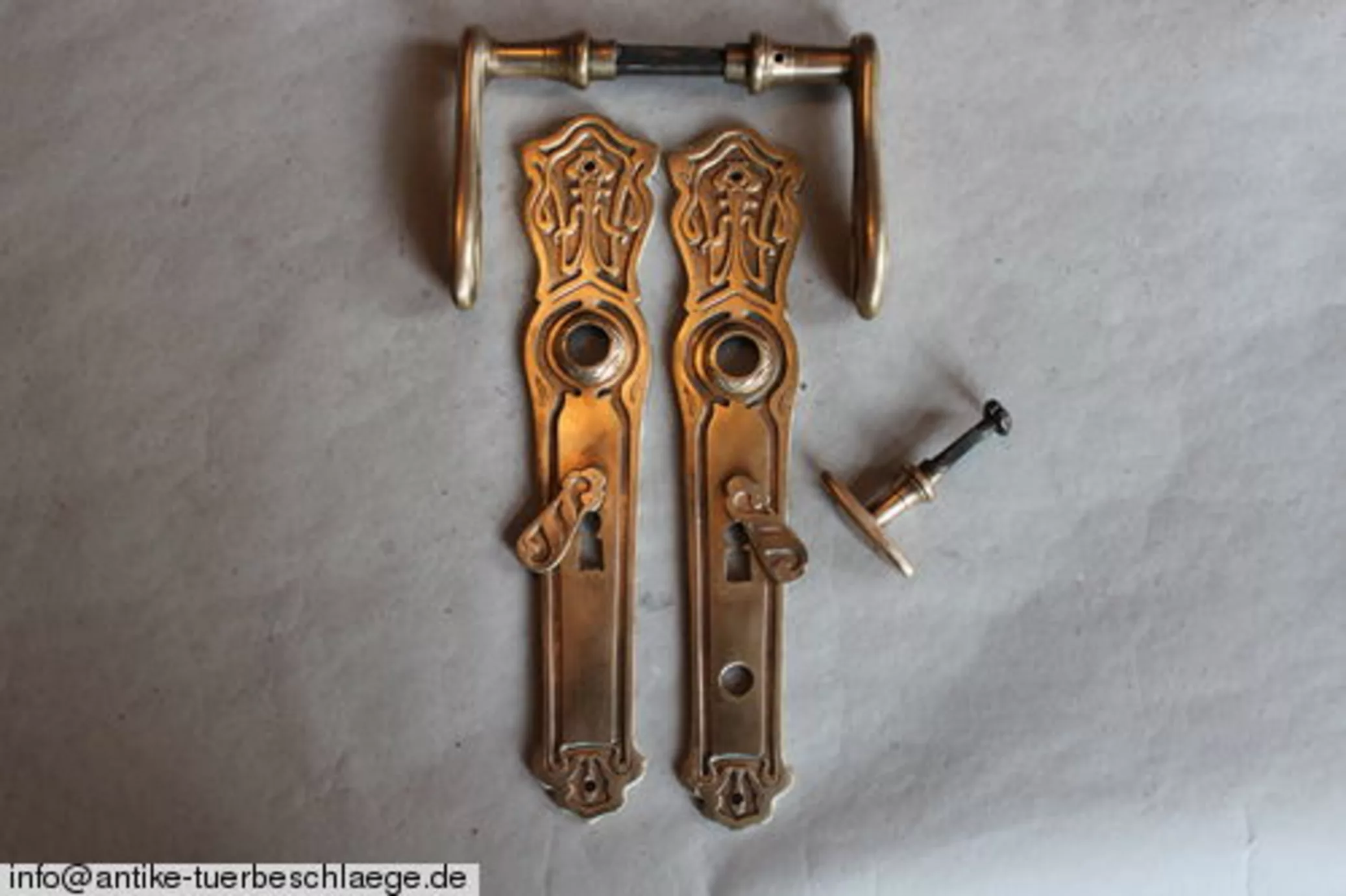 Jugendstil Türbeschlag original antik – Ansicht 1