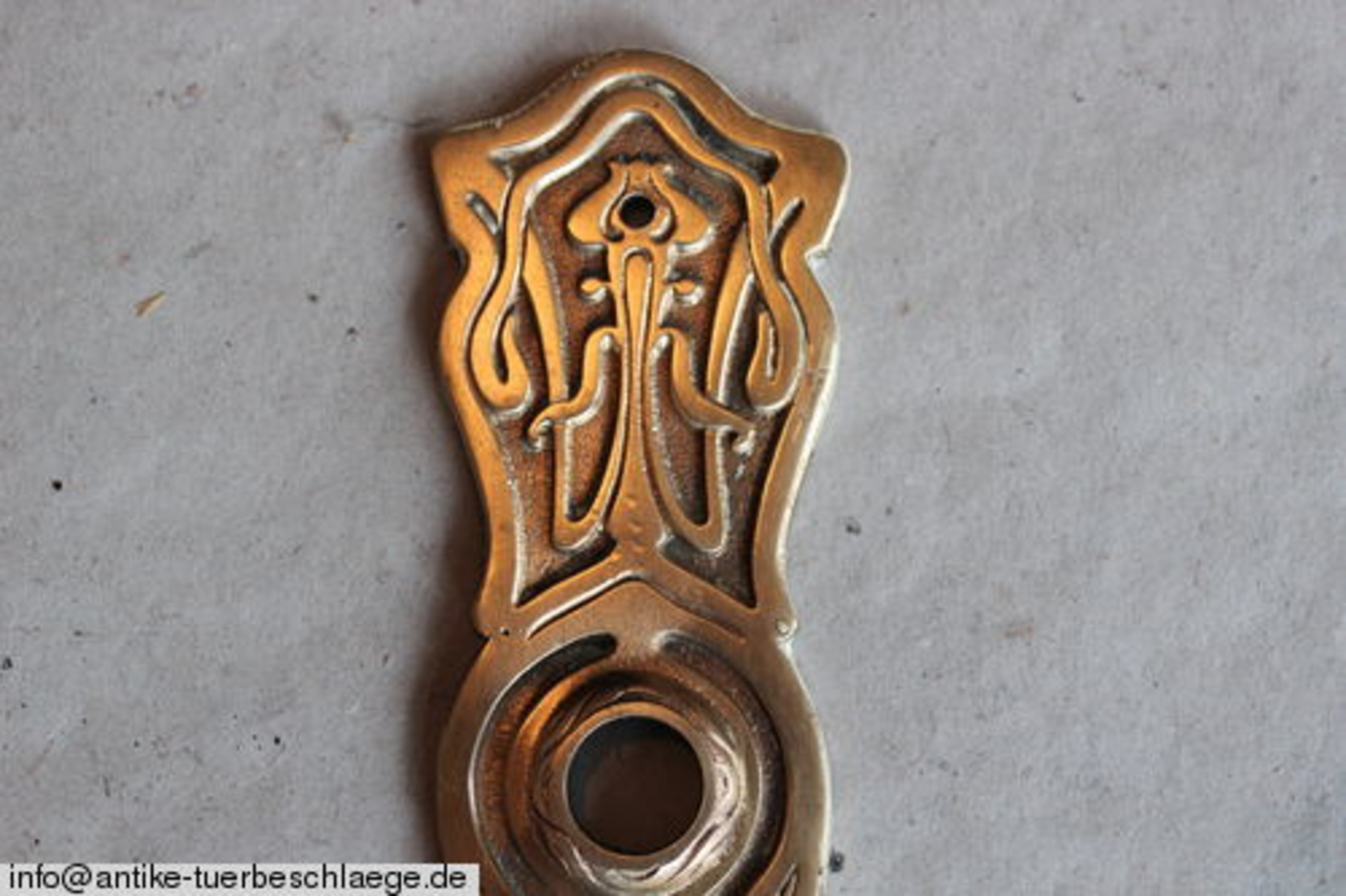 Jugendstil Türbeschlag original antik – Ansicht 2