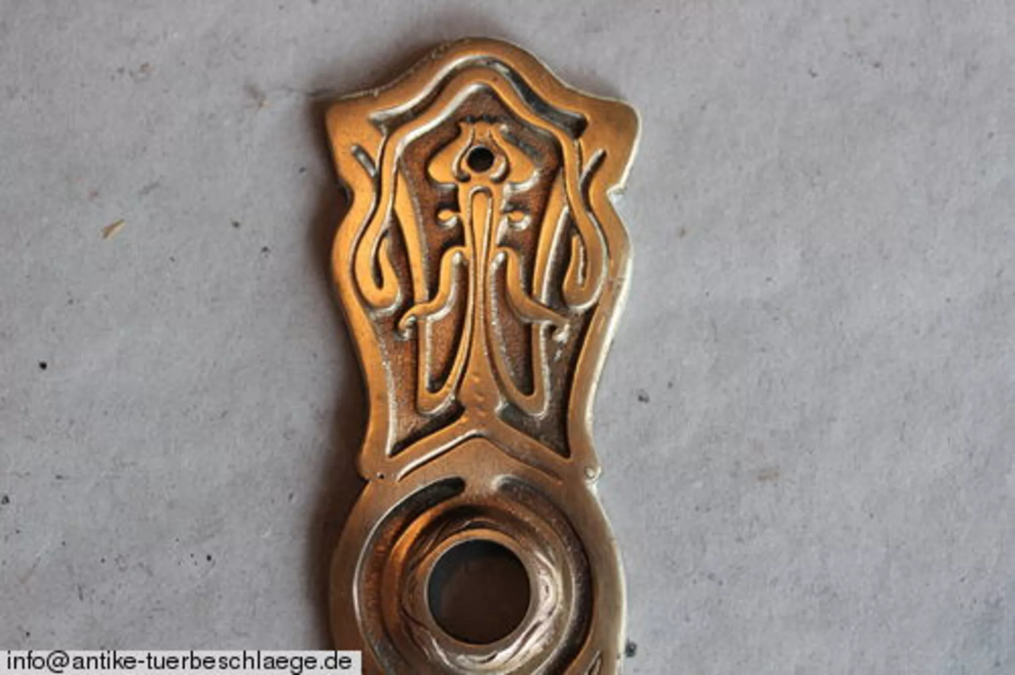 Jugendstil Türbeschlag original antik – Ansicht 2