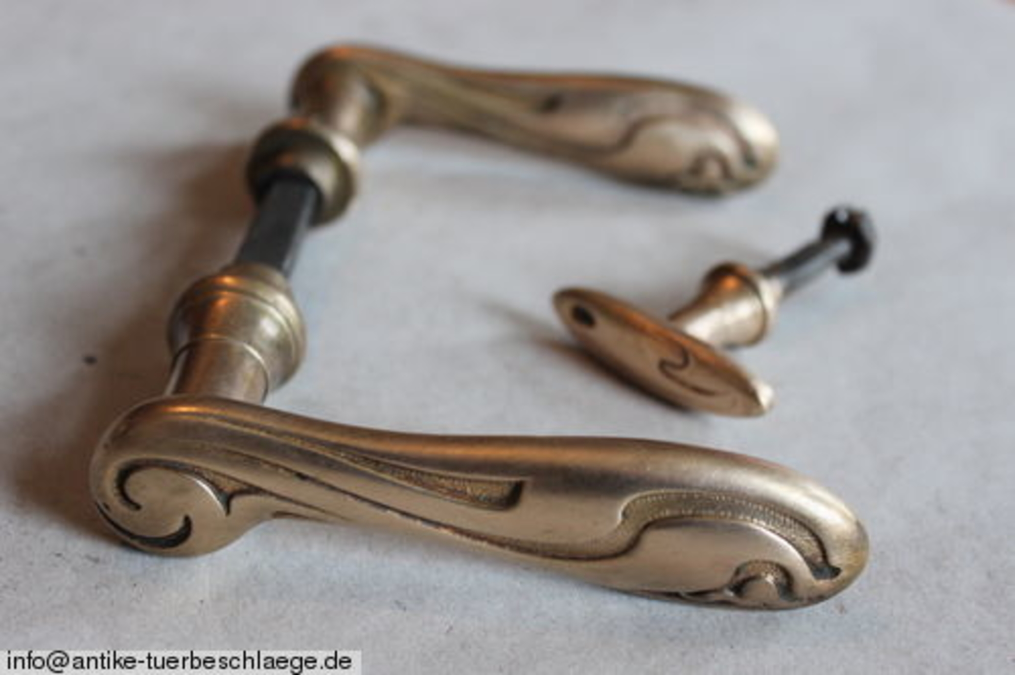 Jugendstil Türbeschlag original antik – Ansicht 5
