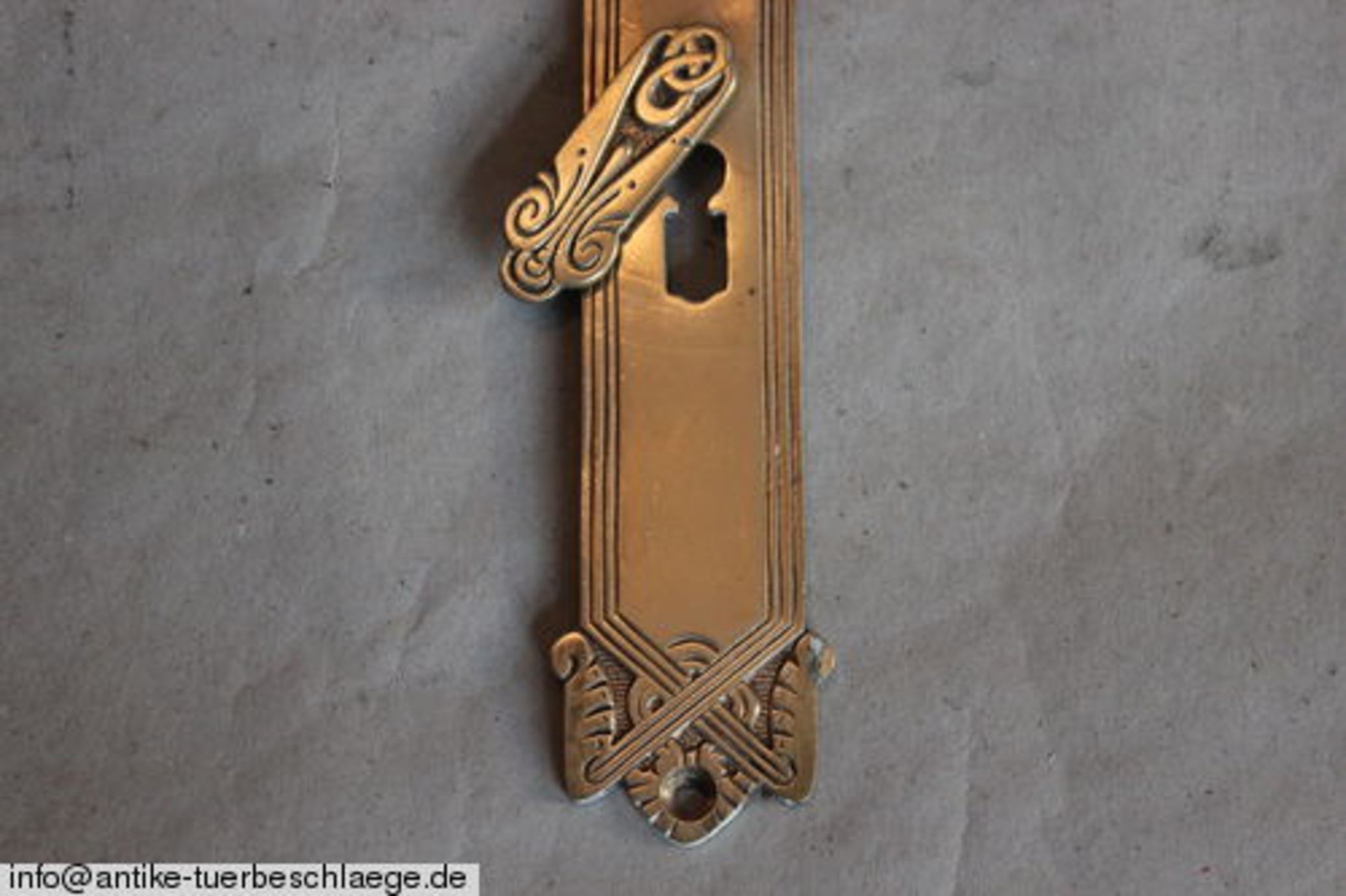 Jugendstil Türbeschlag original antik – Ansicht 3
