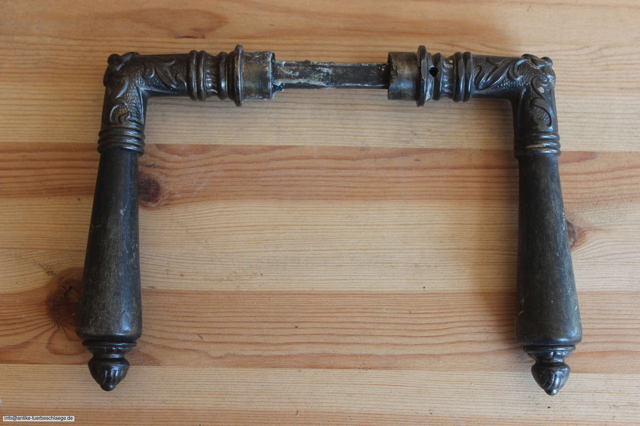 Original antiker Türgriff  Jugendstil  / Gründerzeit vermutlich ~1910 produziert. – Ansicht 4