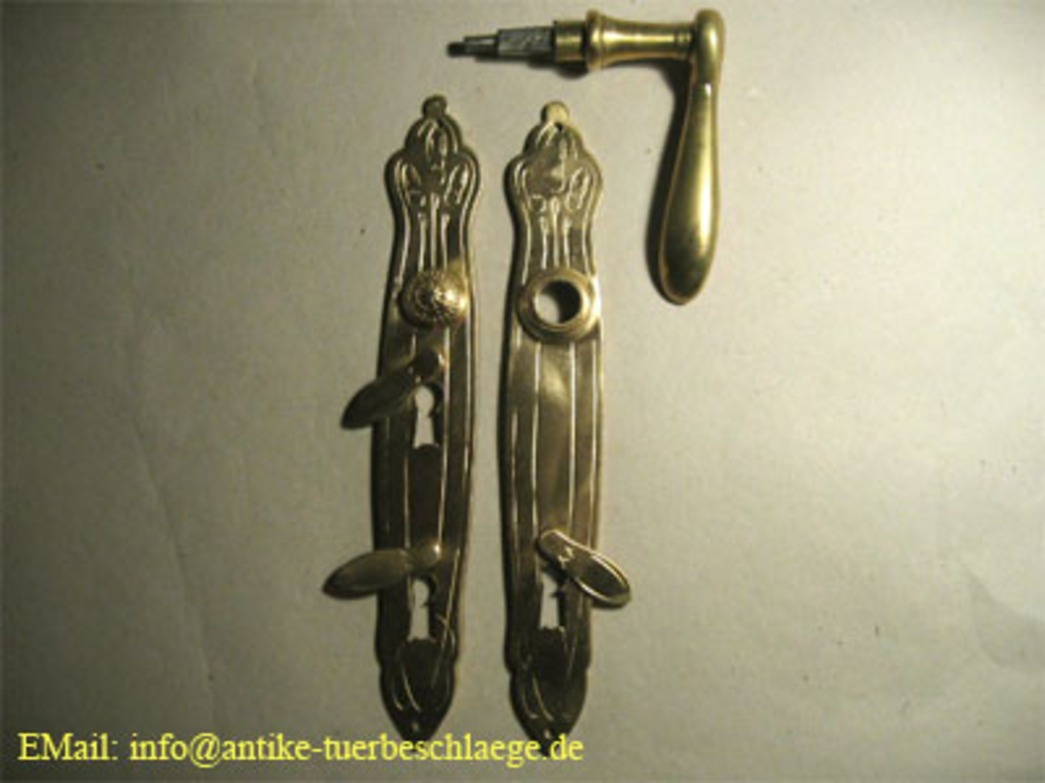 Jugendstil Türbeschlag original antik – Ansicht 1