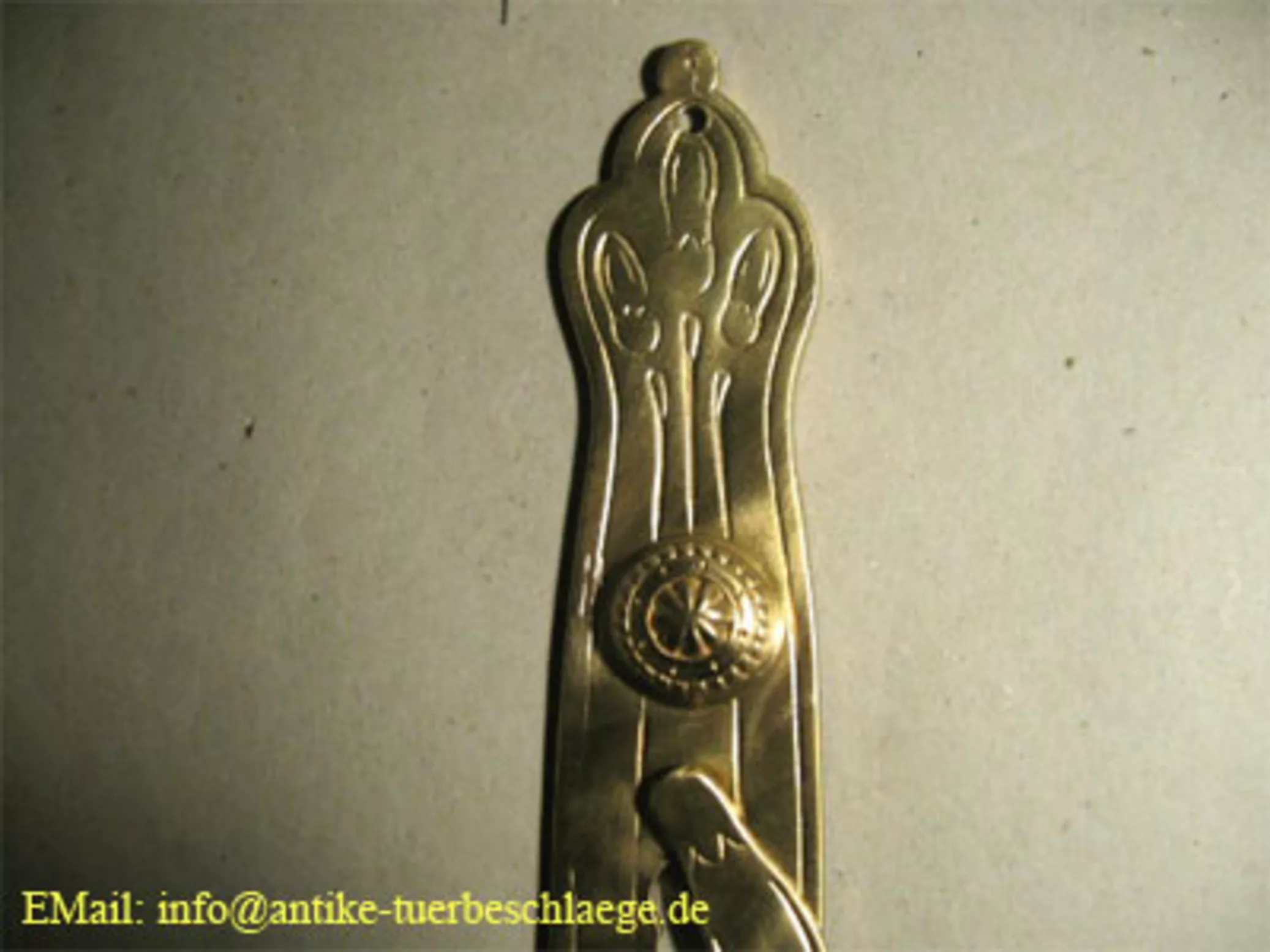 Jugendstil Türbeschlag original antik – Ansicht 2