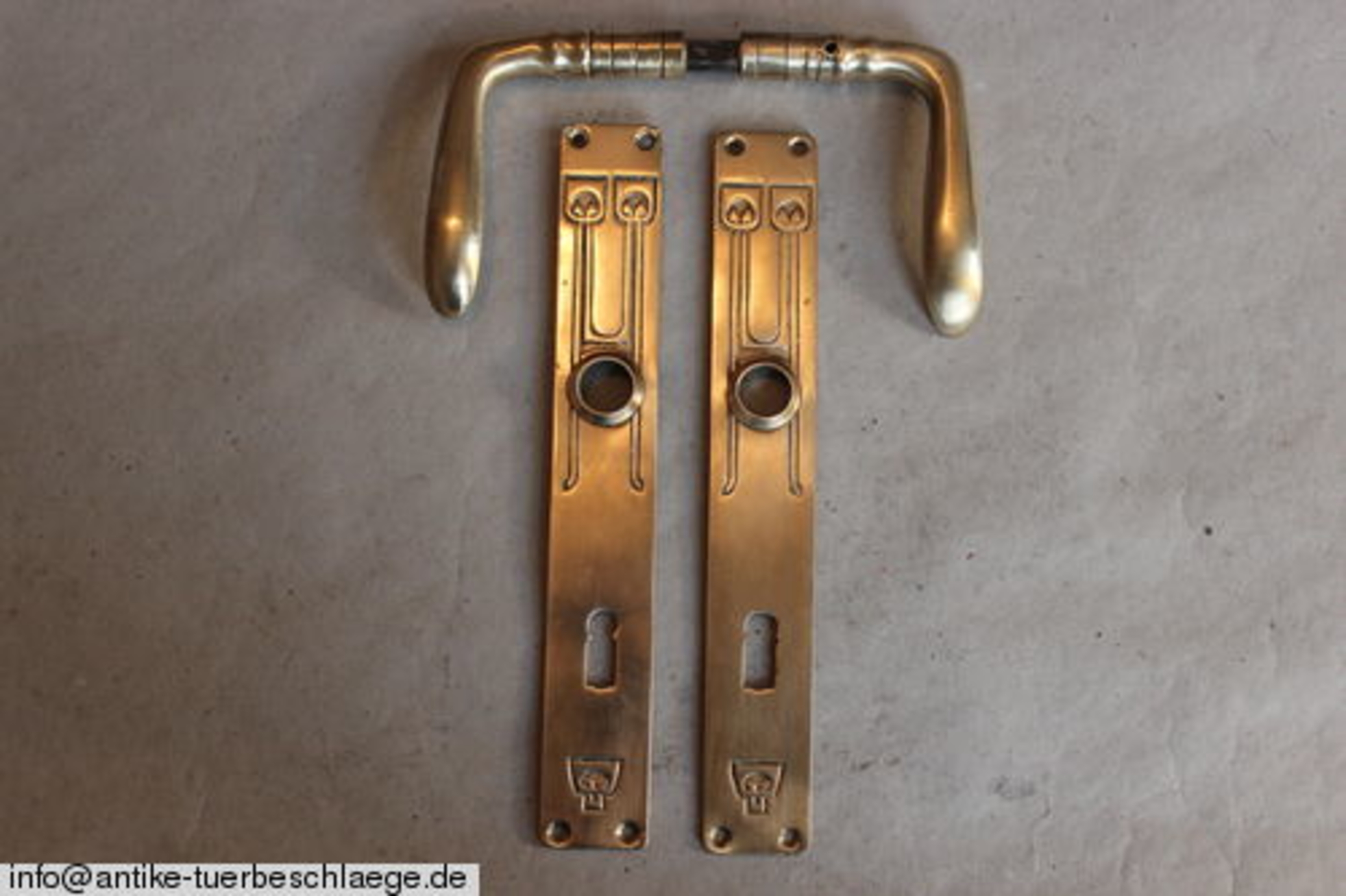 Jugendstil Türbeschlag original antik – Ansicht 1