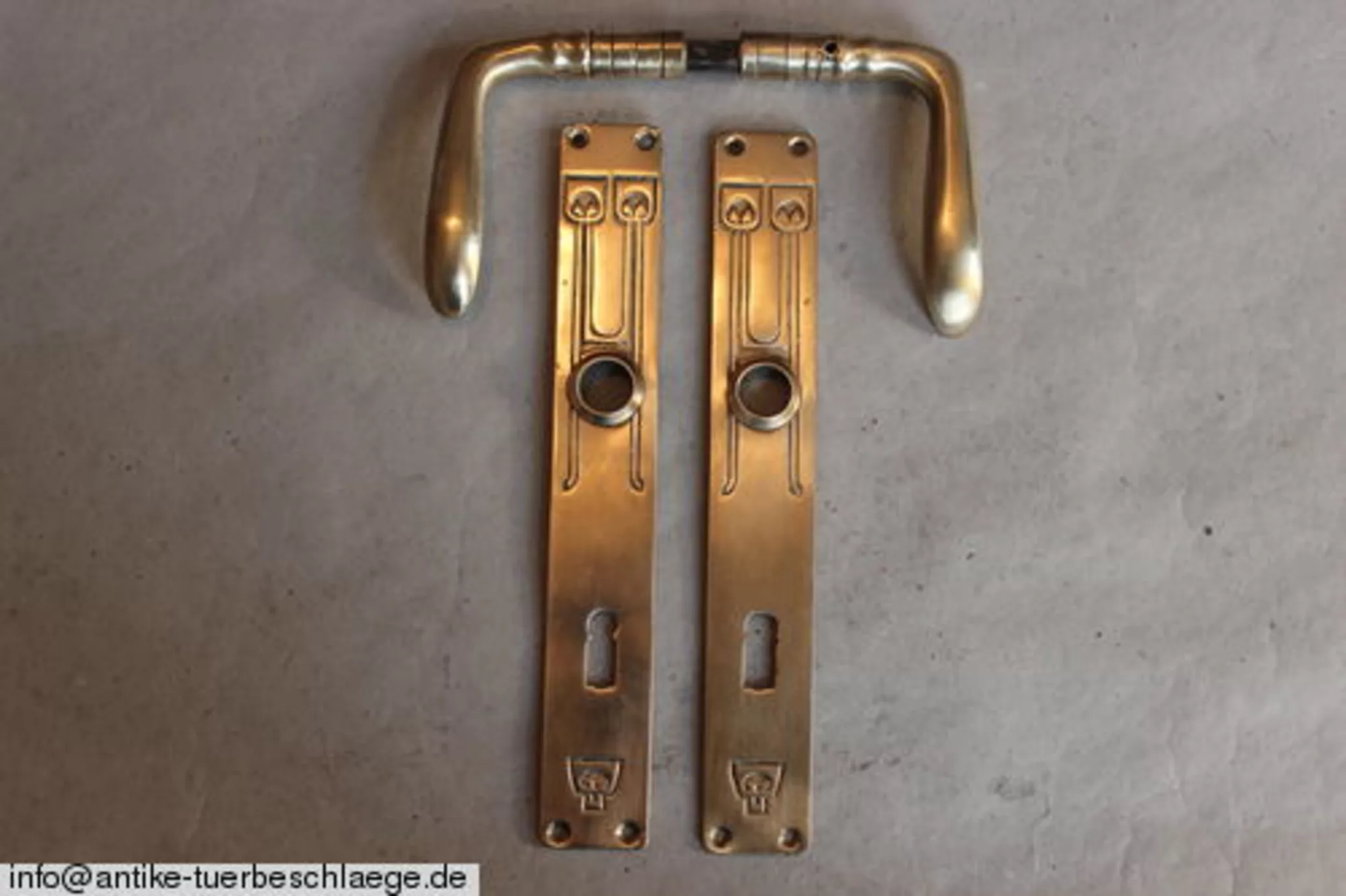 Jugendstil Türbeschlag original antik – Ansicht 1