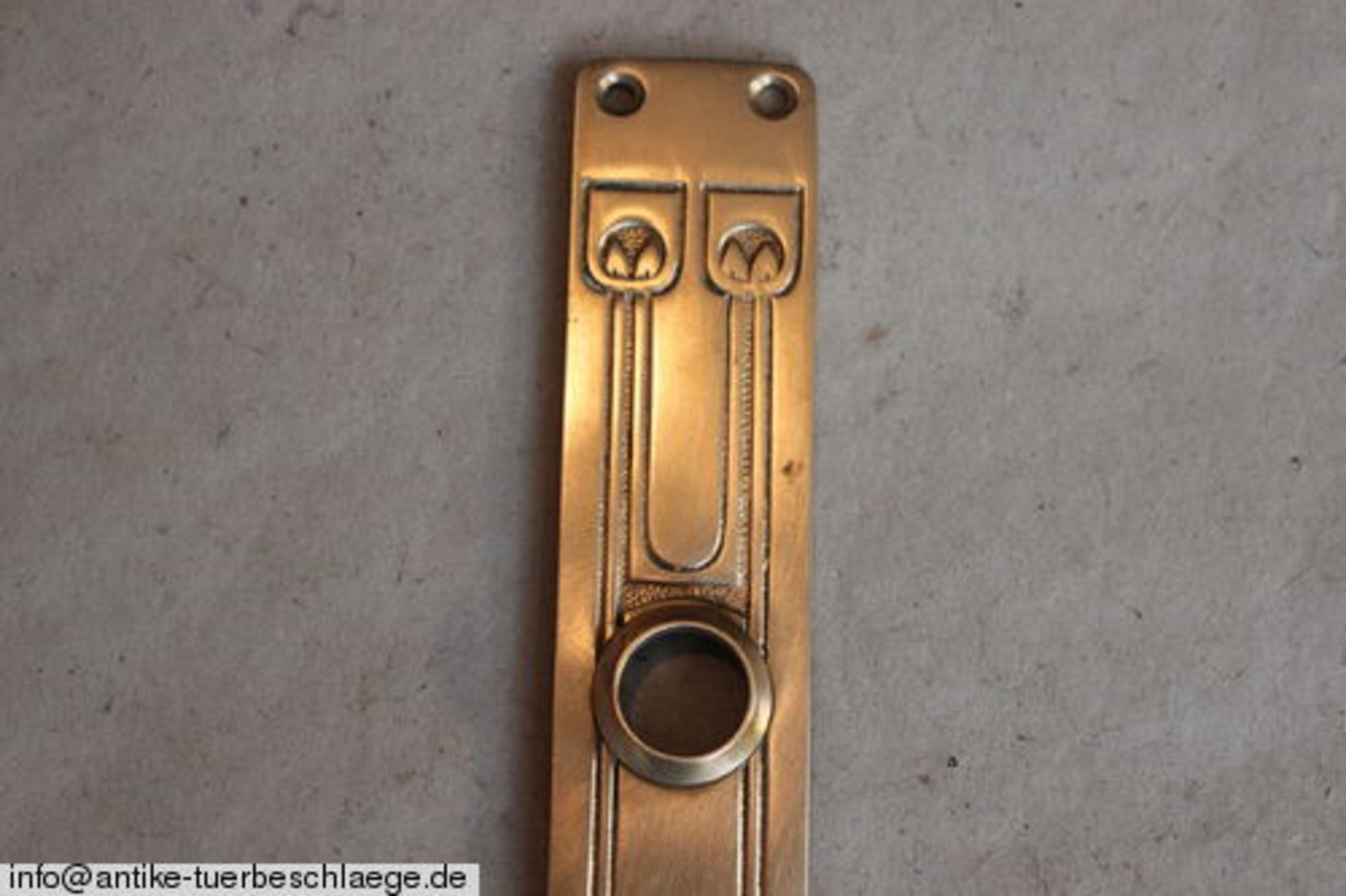 Jugendstil Türbeschlag original antik – Ansicht 2