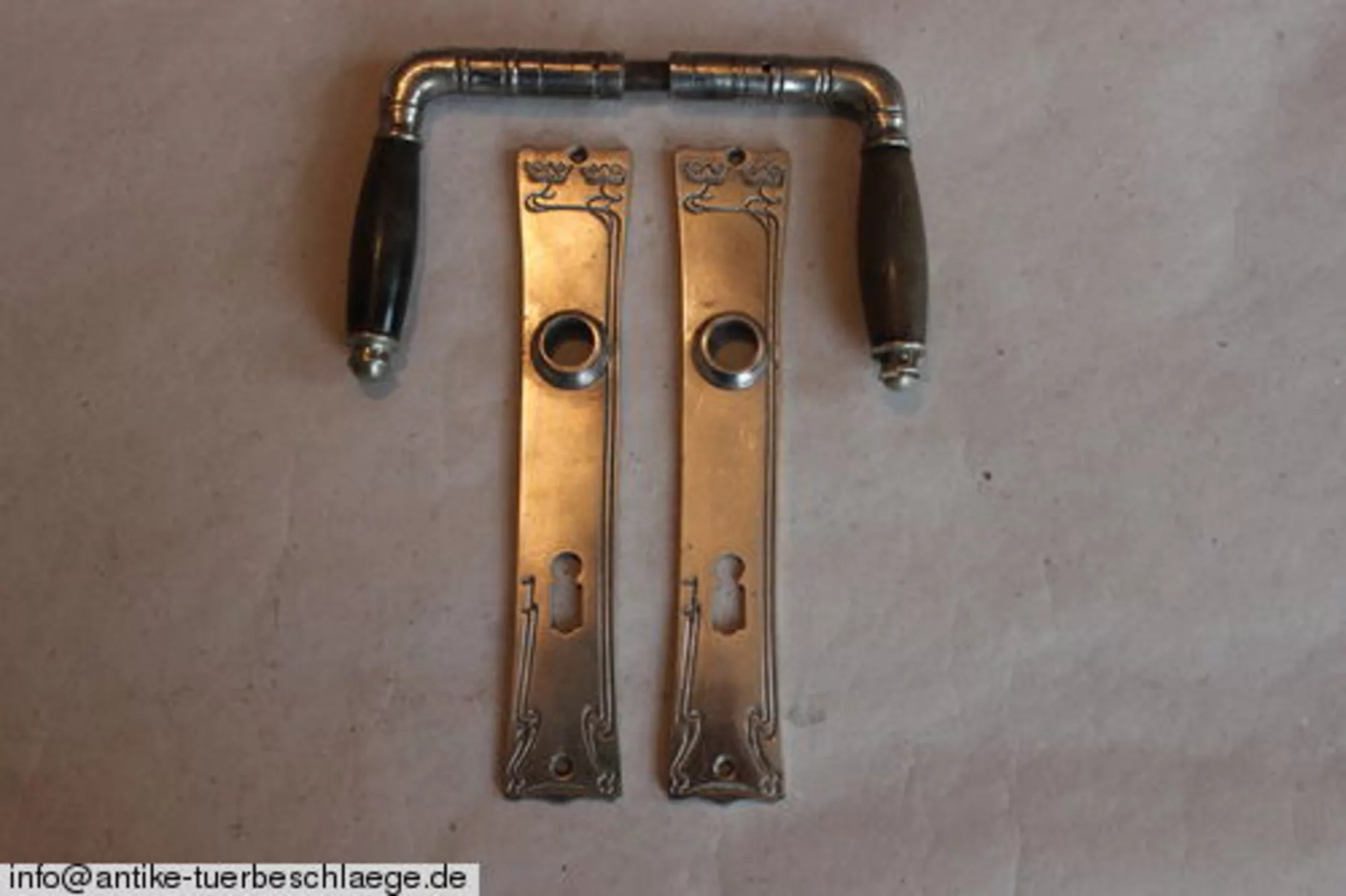 Jugendstil Türbeschlag original antik – Ansicht 1
