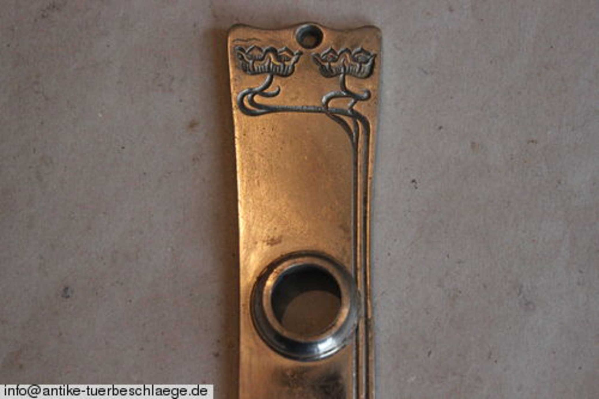 Jugendstil Türbeschlag original antik – Ansicht 2