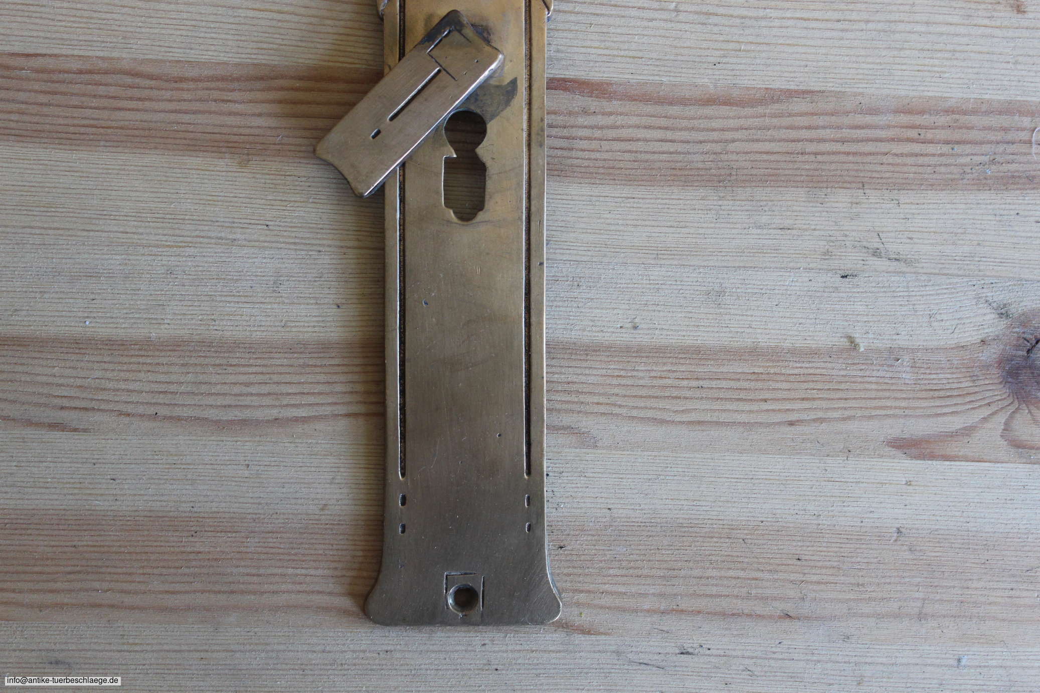 Antiker Türgriff  geometrischer Jugendstil  (~1915) – Ansicht 3