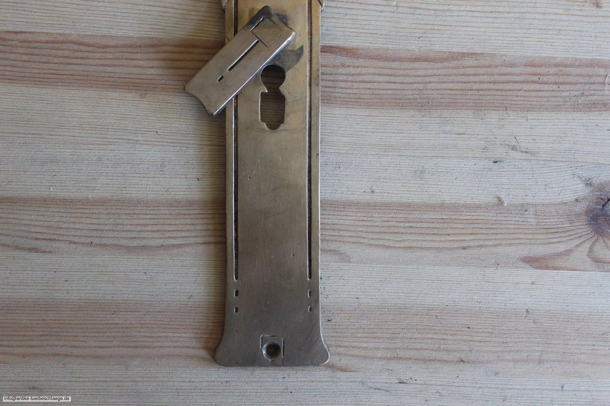 Antiker Türgriff  geometrischer Jugendstil  (~1915) – Ansicht 3
