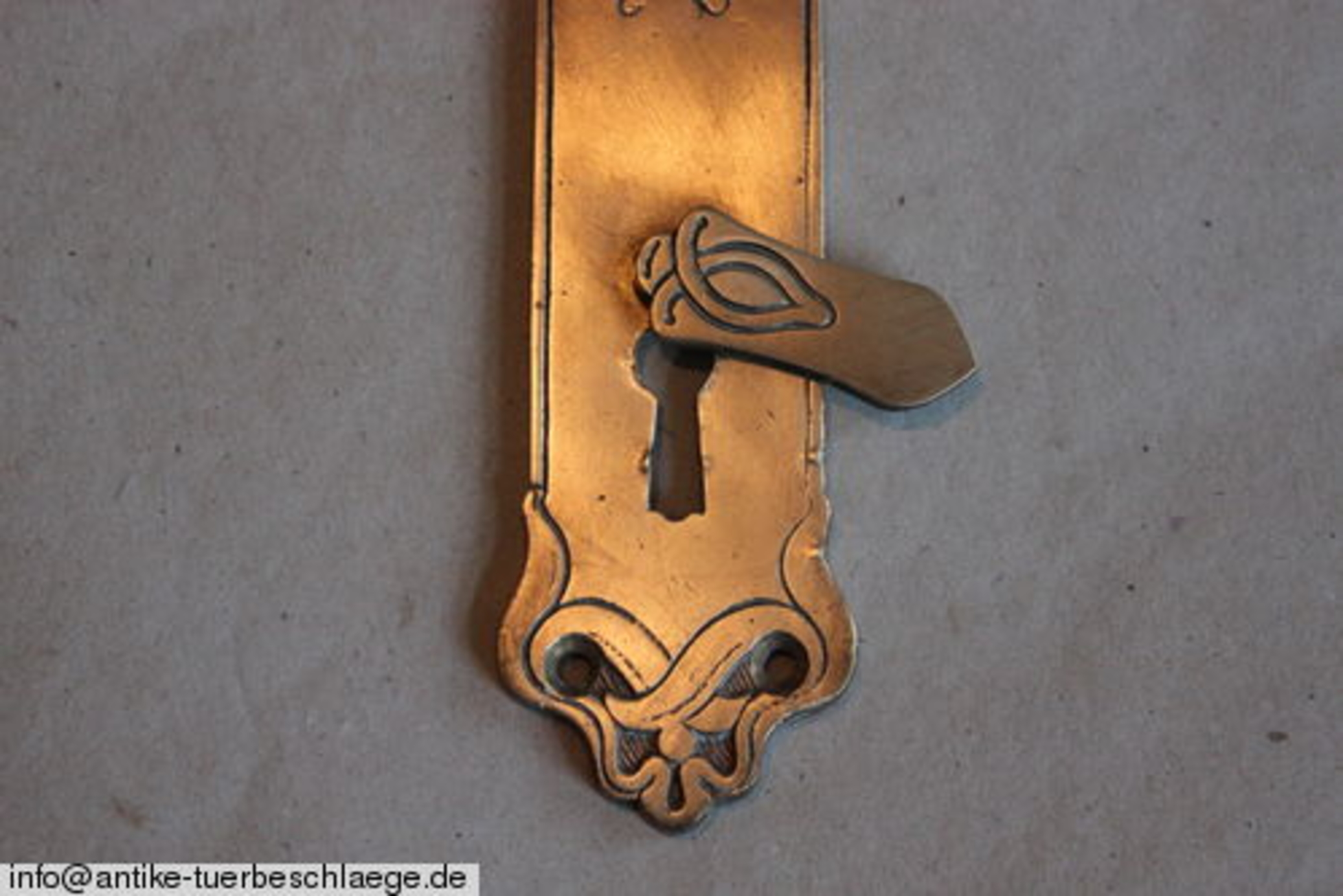 Jugendstil Türbeschlag original antik – Ansicht 3