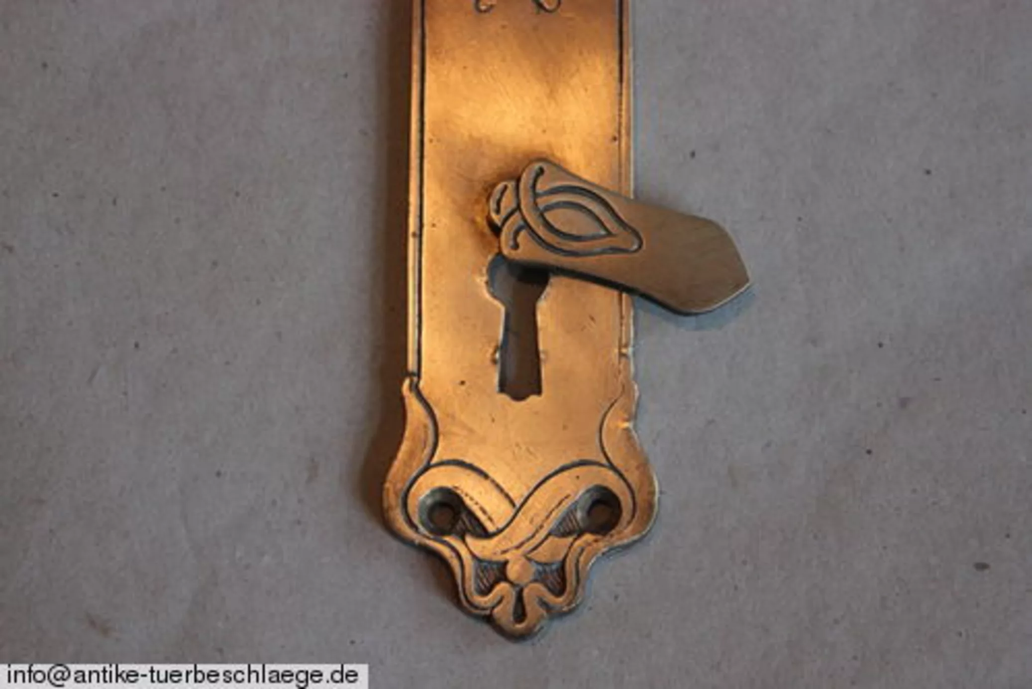 Jugendstil Türbeschlag original antik – Ansicht 3