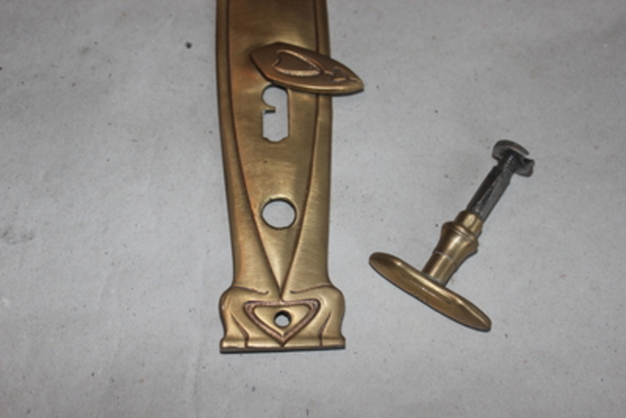 Jugendstil Türbeschlag original antik – Ansicht 3