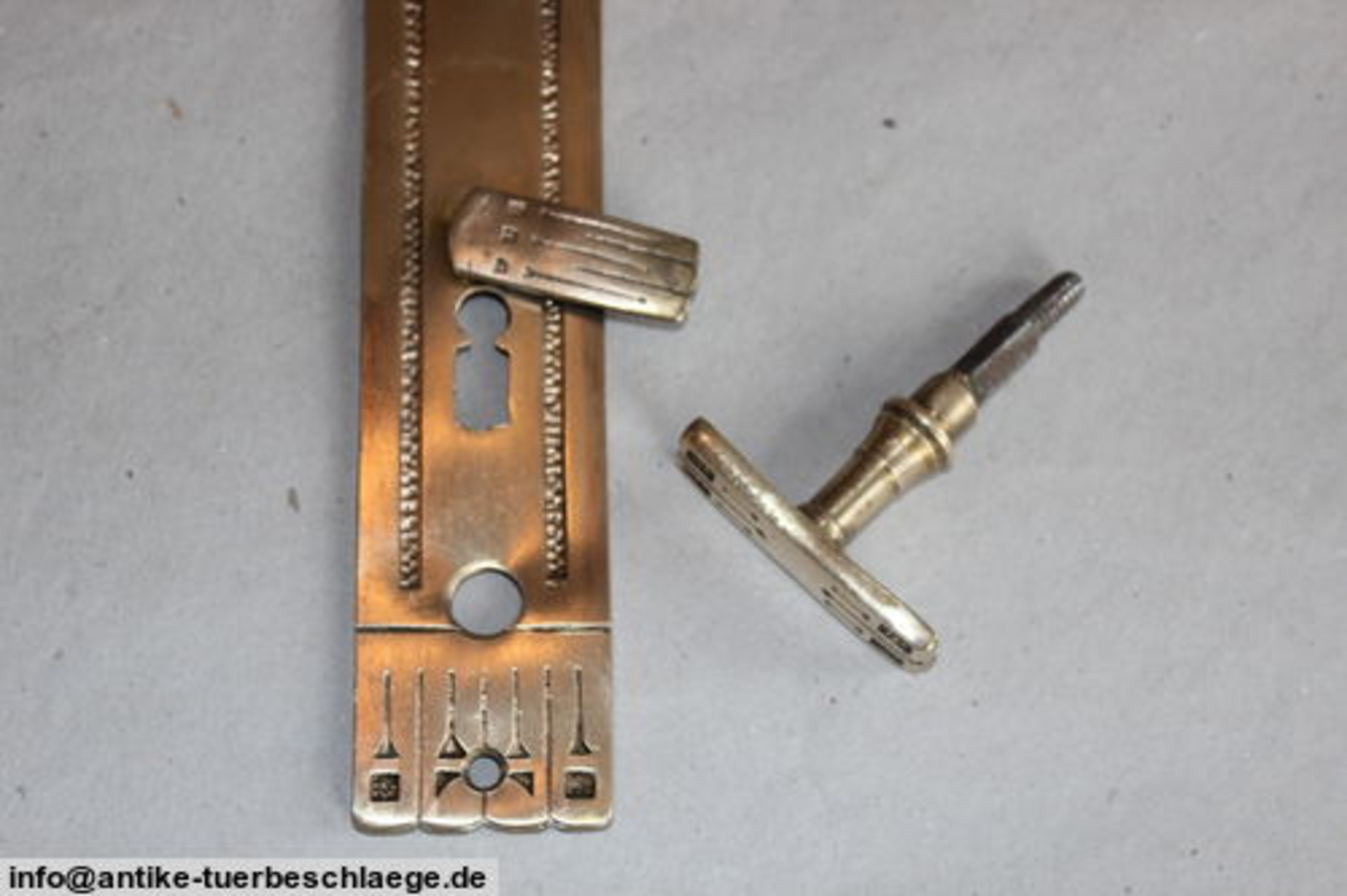 Jugendstil Türbeschlag original antik – Ansicht 3